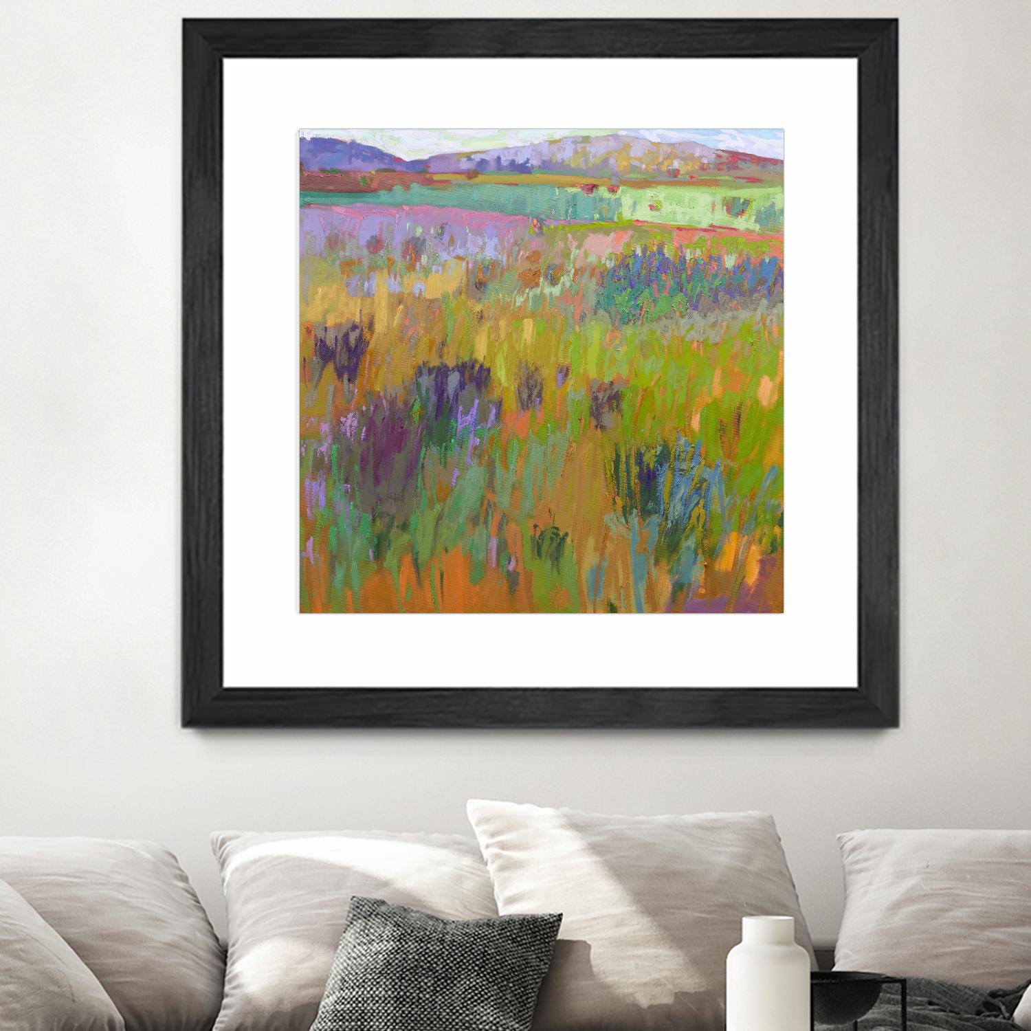 After a Spring Rain by Jane Schmidt on GIANT ART - multicolor landscapes; contemporary