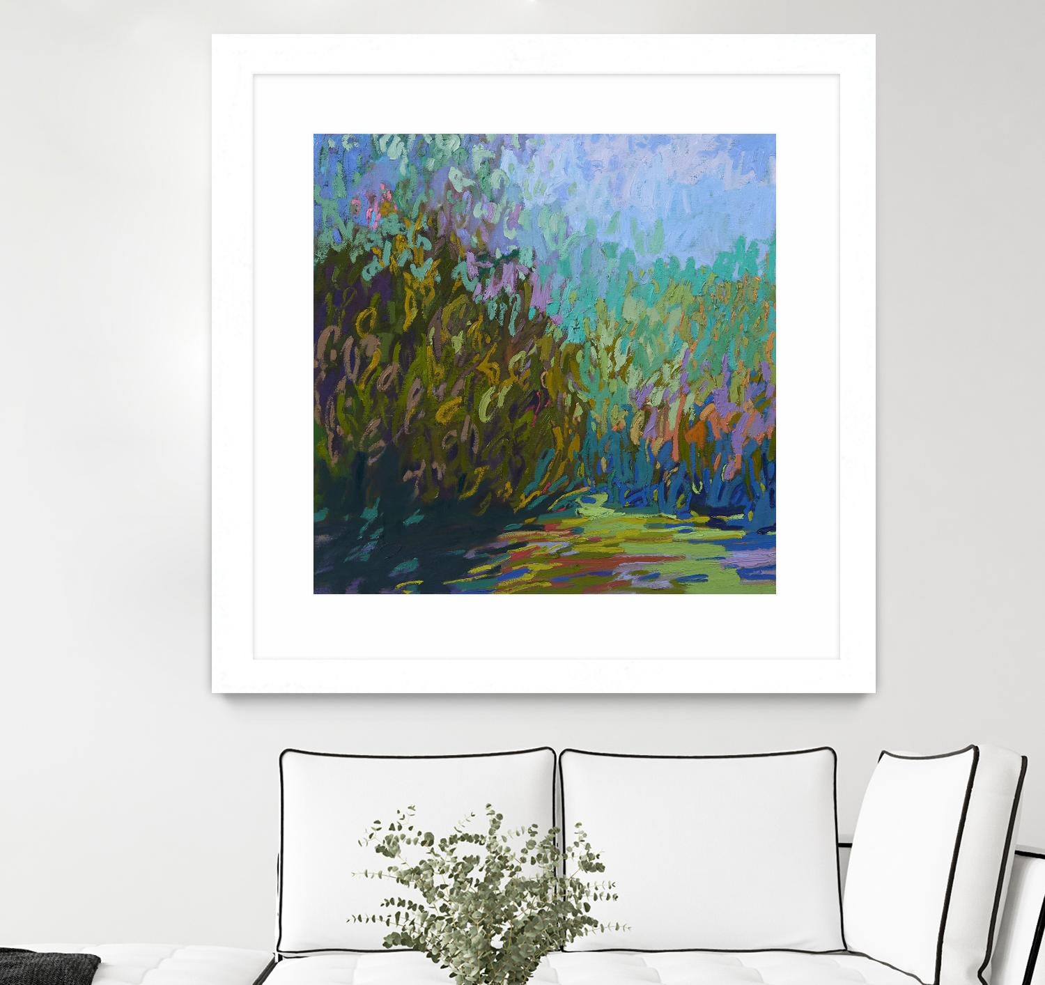 Colorfield #60 by Jane Schmidt on GIANT ART - multicolor landscapes; contemporary