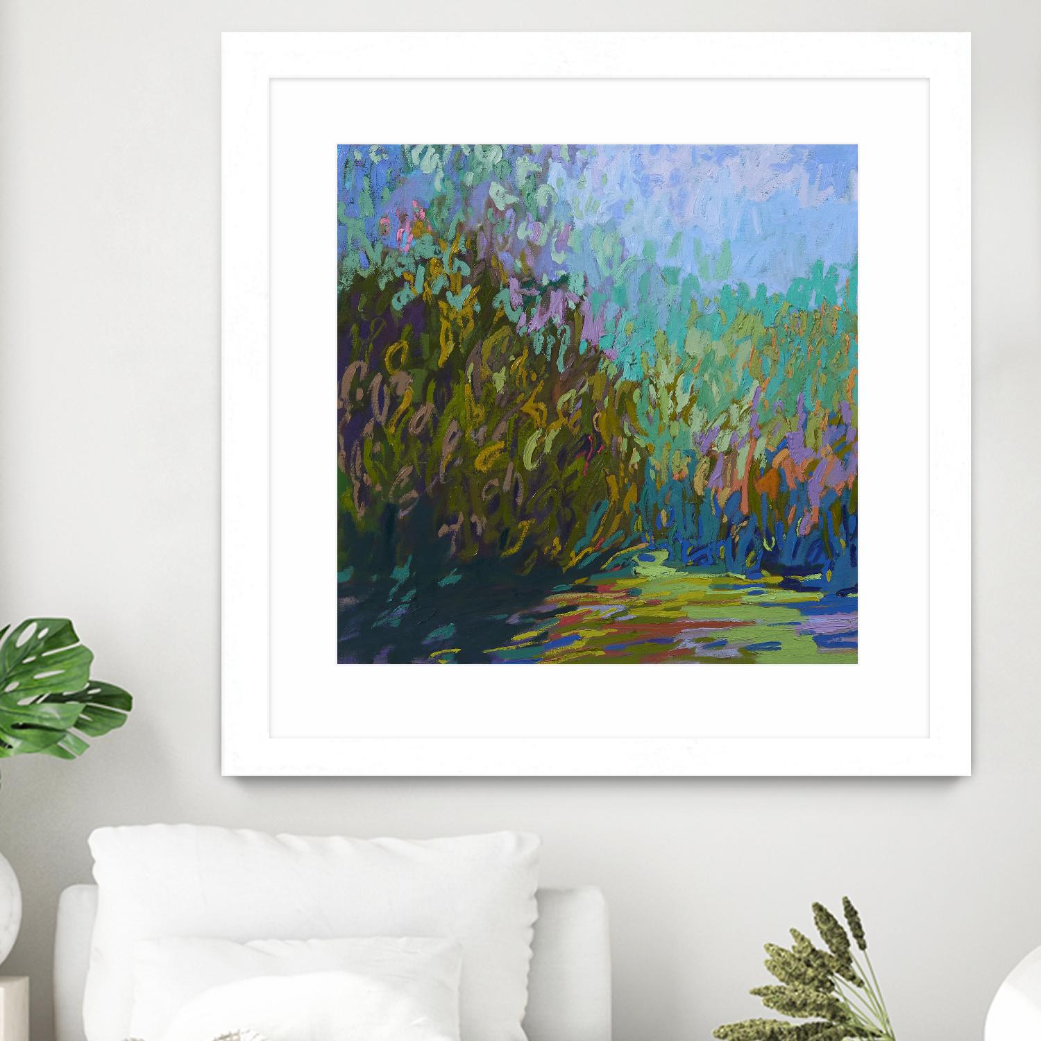 Colorfield #60 by Jane Schmidt on GIANT ART - multicolor landscapes; contemporary