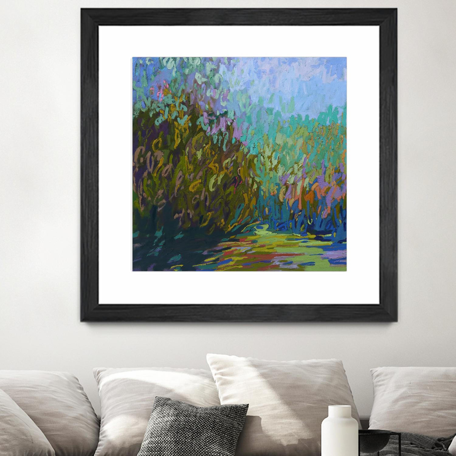 Colorfield #60 by Jane Schmidt on GIANT ART - multicolor landscapes; contemporary