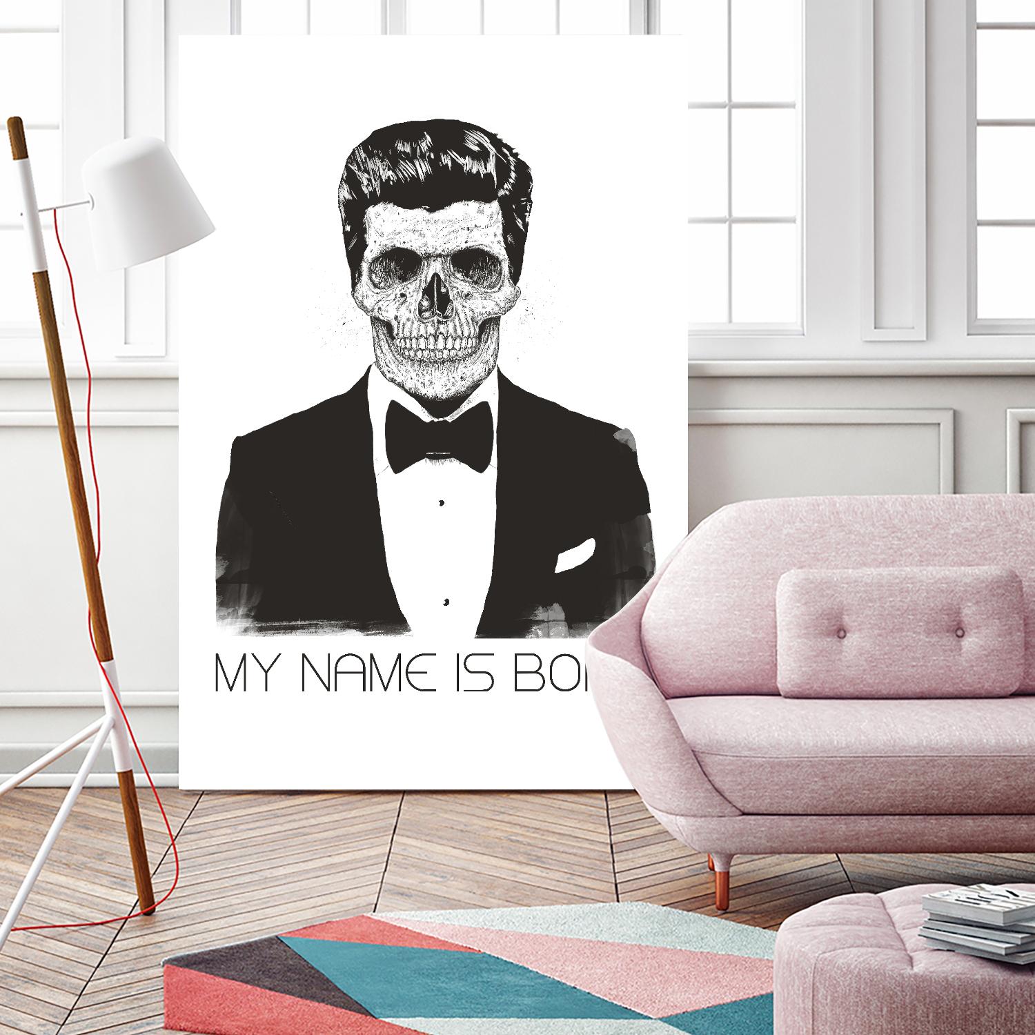 My Name is Bone by Balazs Solti on GIANT ART - multicolor urban/pop surrealism
