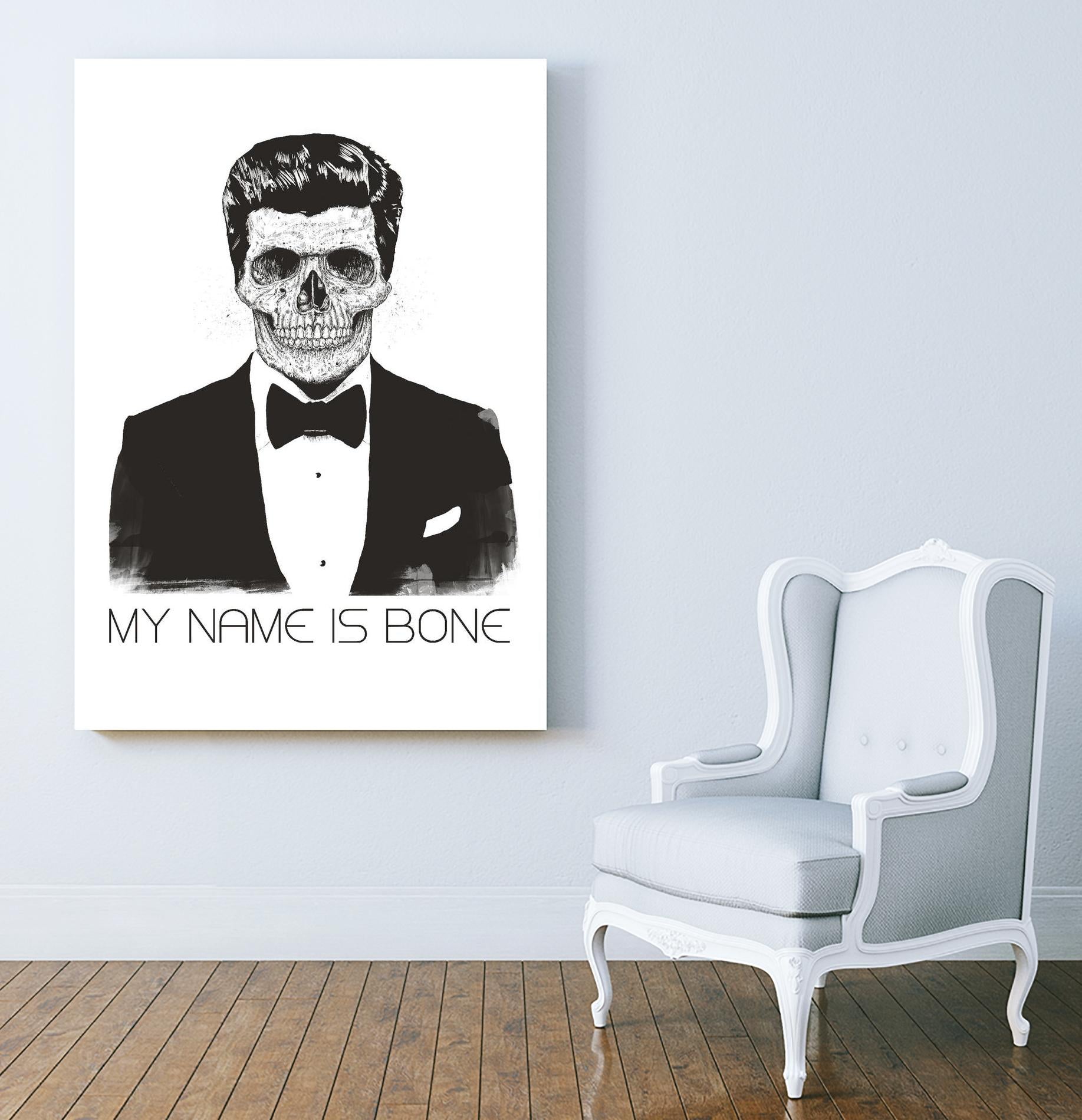 My Name is Bone by Balazs Solti on GIANT ART - multicolor urban/pop surrealism