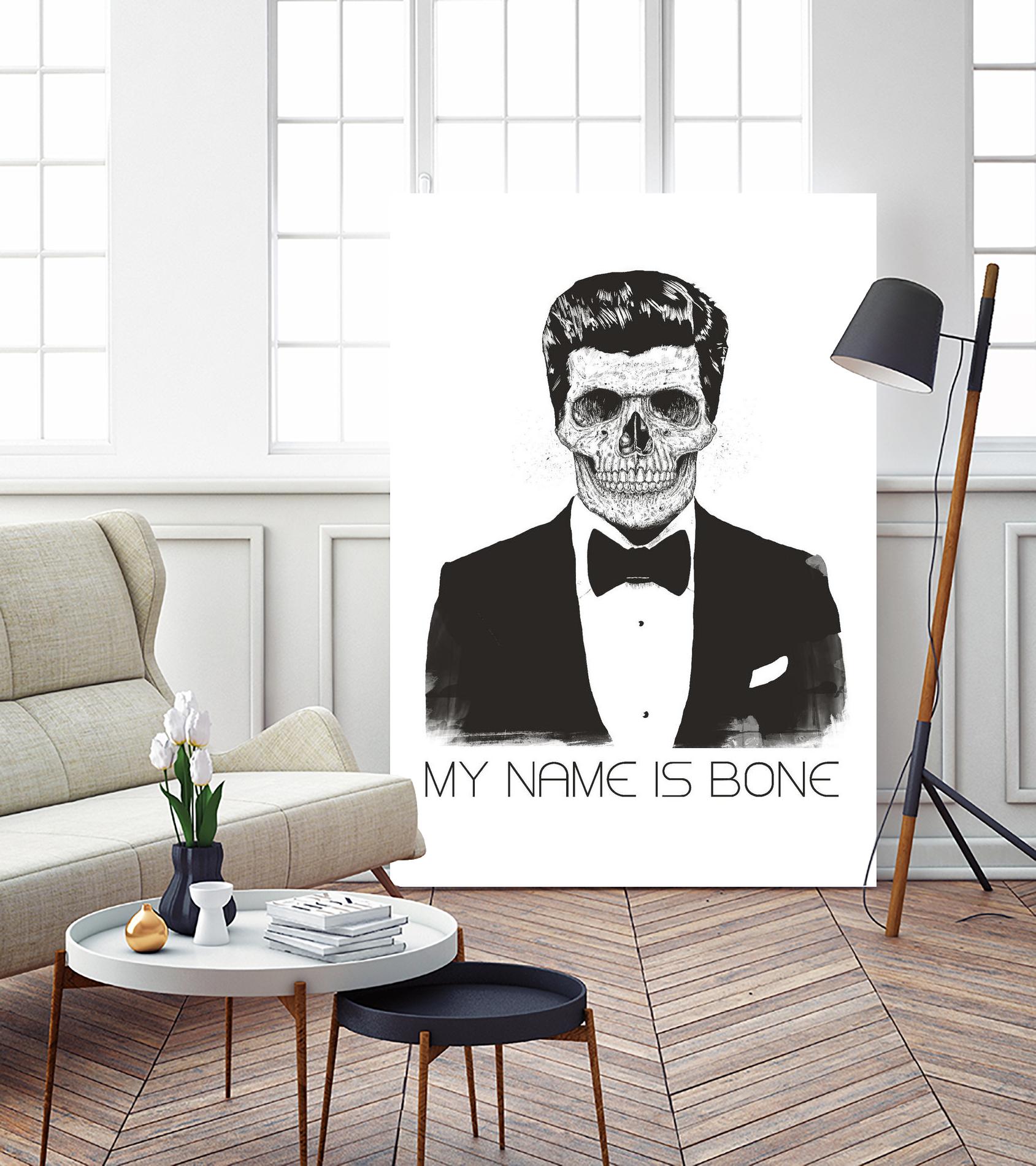 My Name is Bone by Balazs Solti on GIANT ART - multicolor urban/pop surrealism