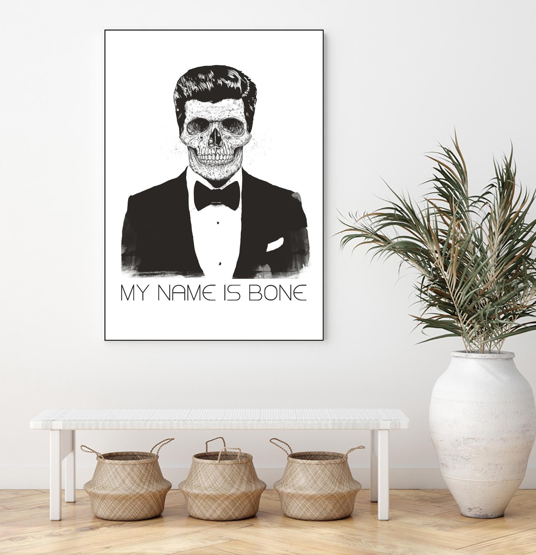 My Name is Bone by Balazs Solti on GIANT ART - multicolor urban/pop surrealism