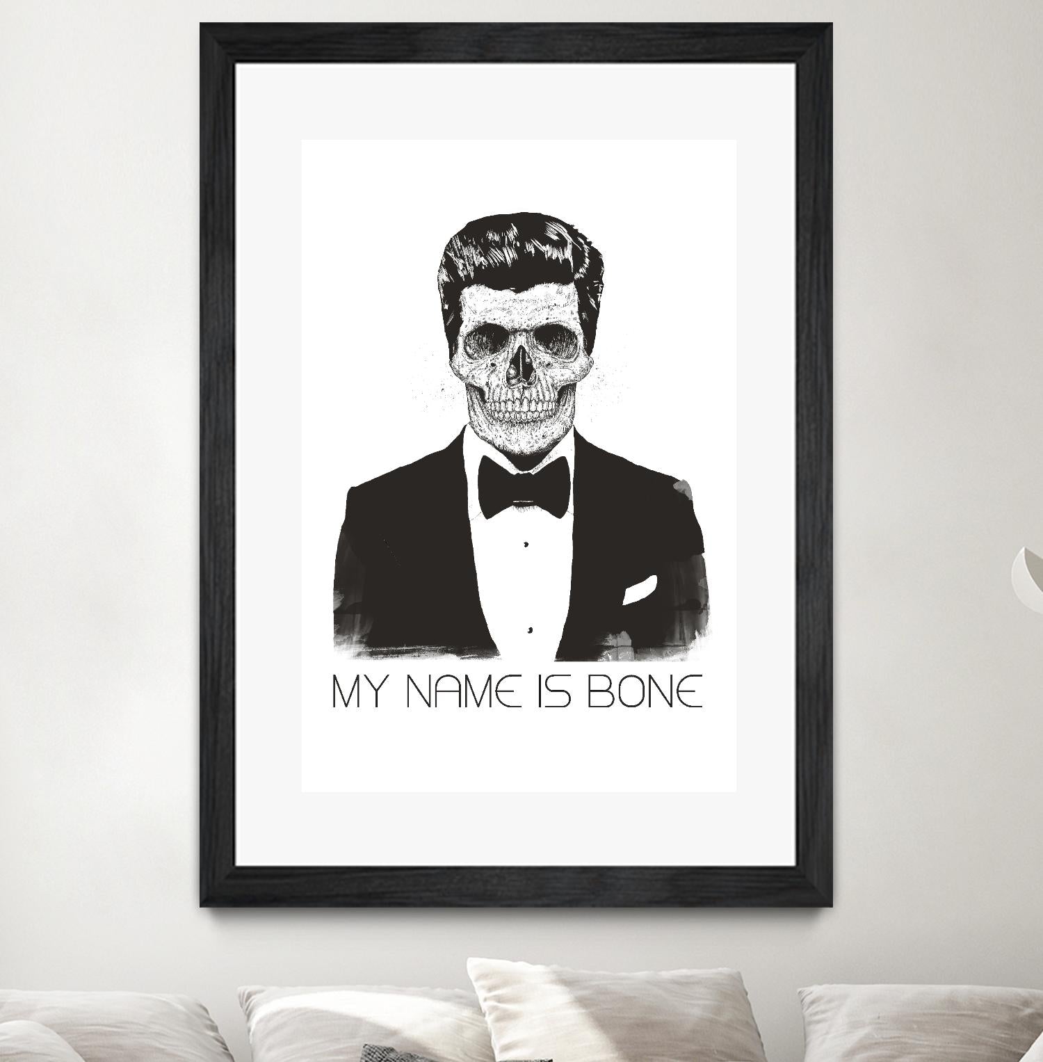 My Name is Bone by Balazs Solti on GIANT ART - multicolor urban/pop surrealism