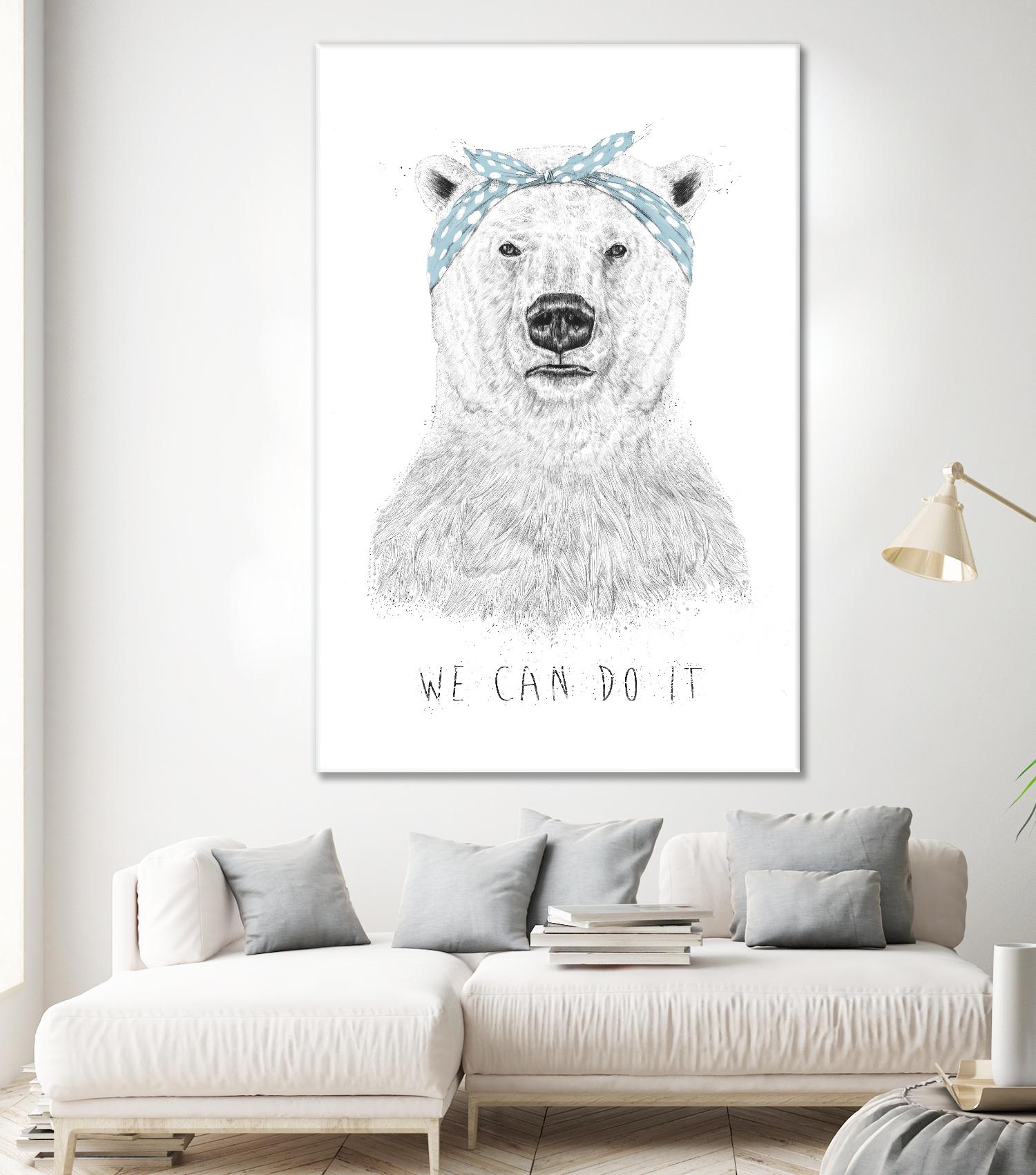 We Can Do It by Balazs Solti on GIANT ART - multicolor urban/pop surrealism