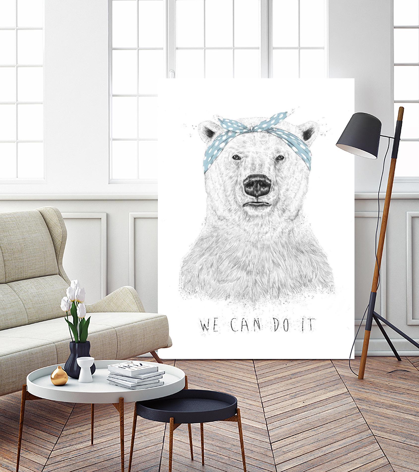 We Can Do It by Balazs Solti on GIANT ART - multicolor urban/pop surrealism