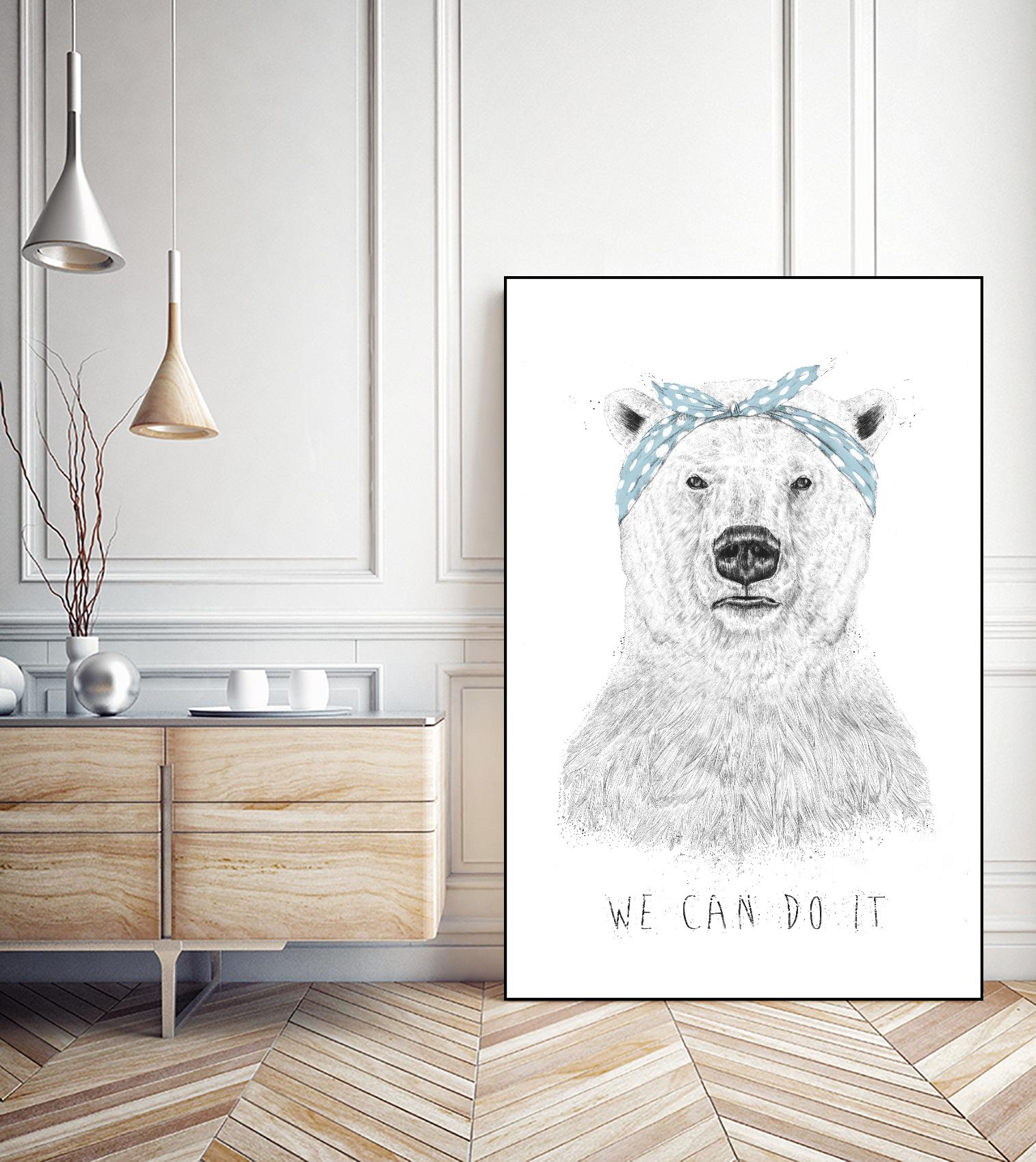 We Can Do It by Balazs Solti on GIANT ART - multicolor urban/pop surrealism