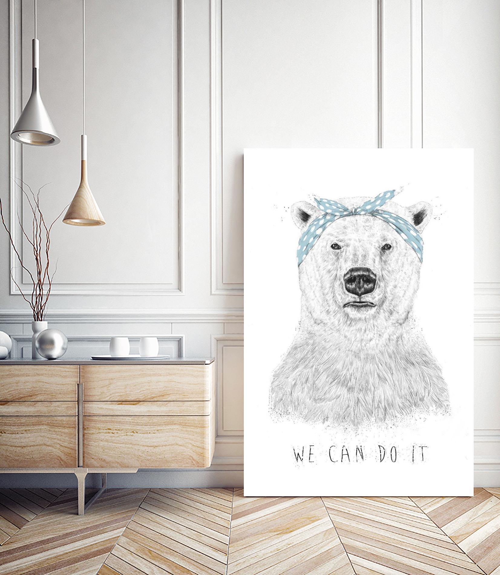 We Can Do It by Balazs Solti on GIANT ART - multicolor urban/pop surrealism