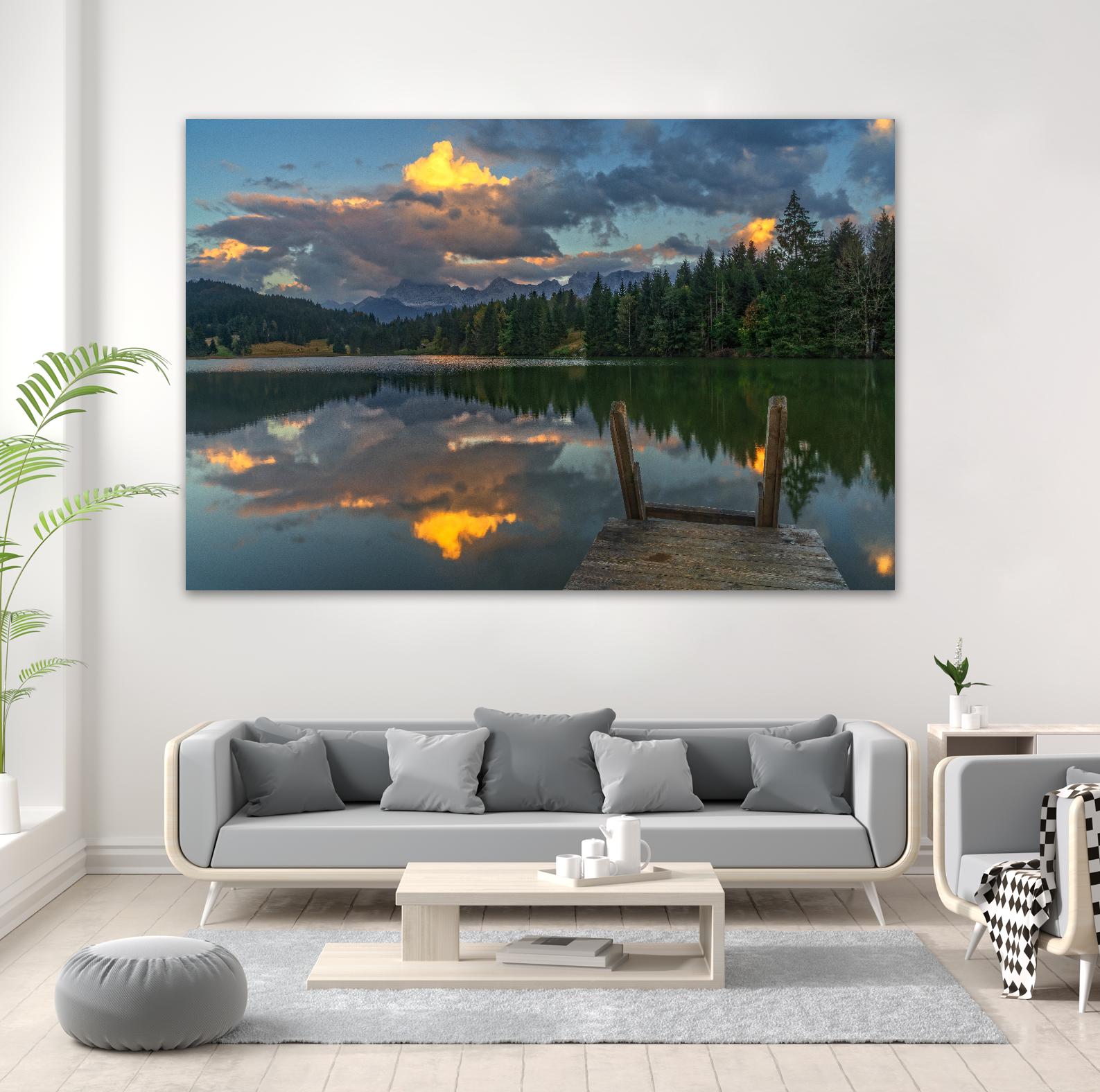 Late Swim by Anne Schneidersmann on GIANT ART - multicolor photography; landscapes