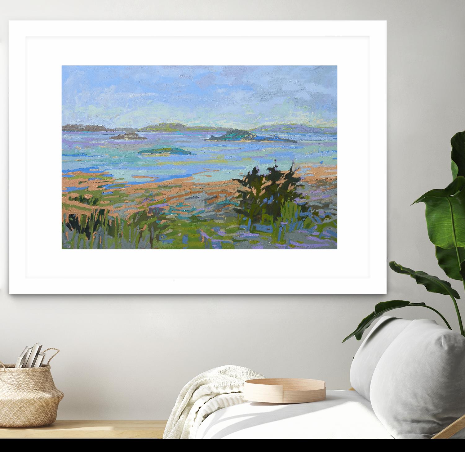 Islands Off the Mainland by Jane Schmidt on GIANT ART - multicolor landscapes; coastal