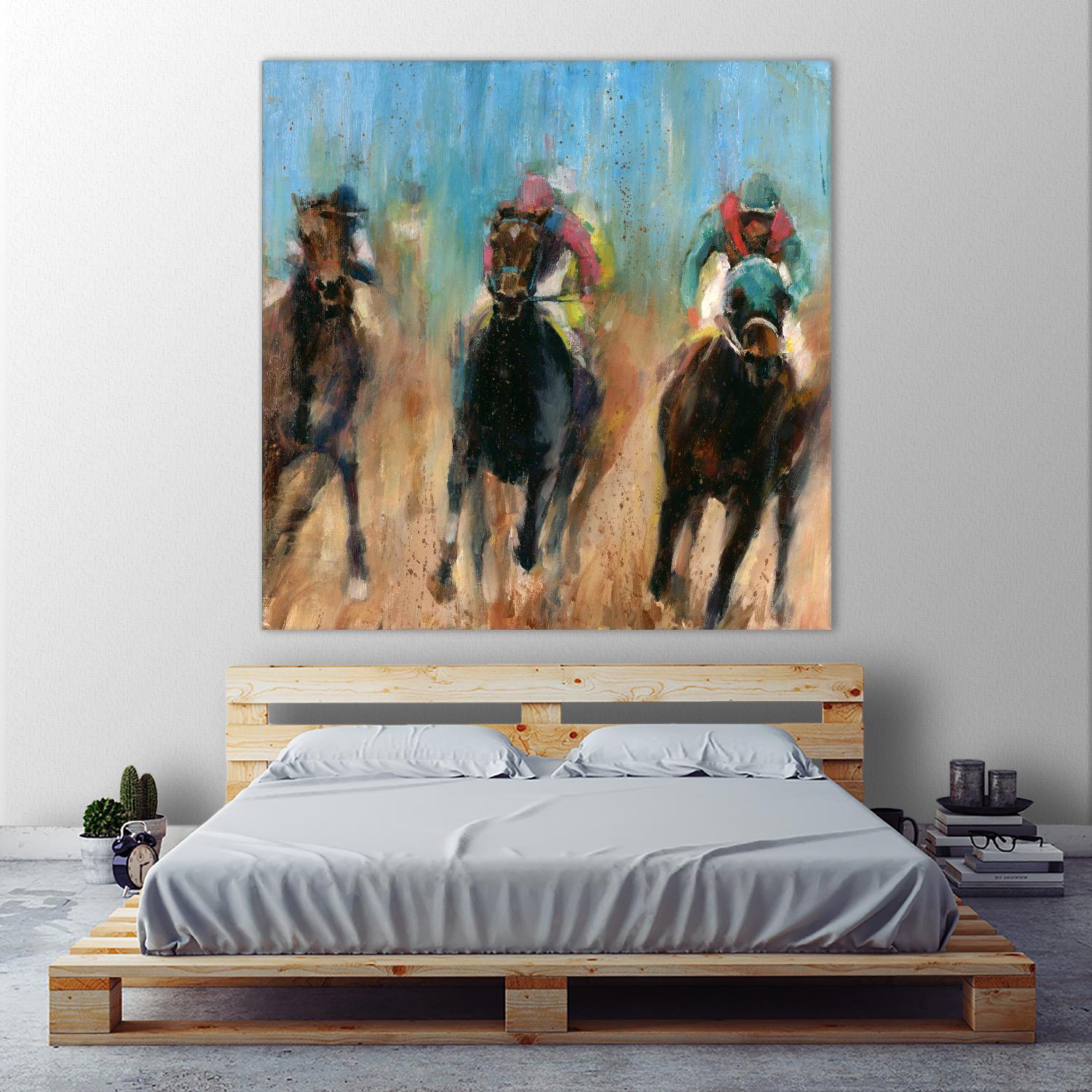 Run by Valtcho Tonov on GIANT ART - blue animals