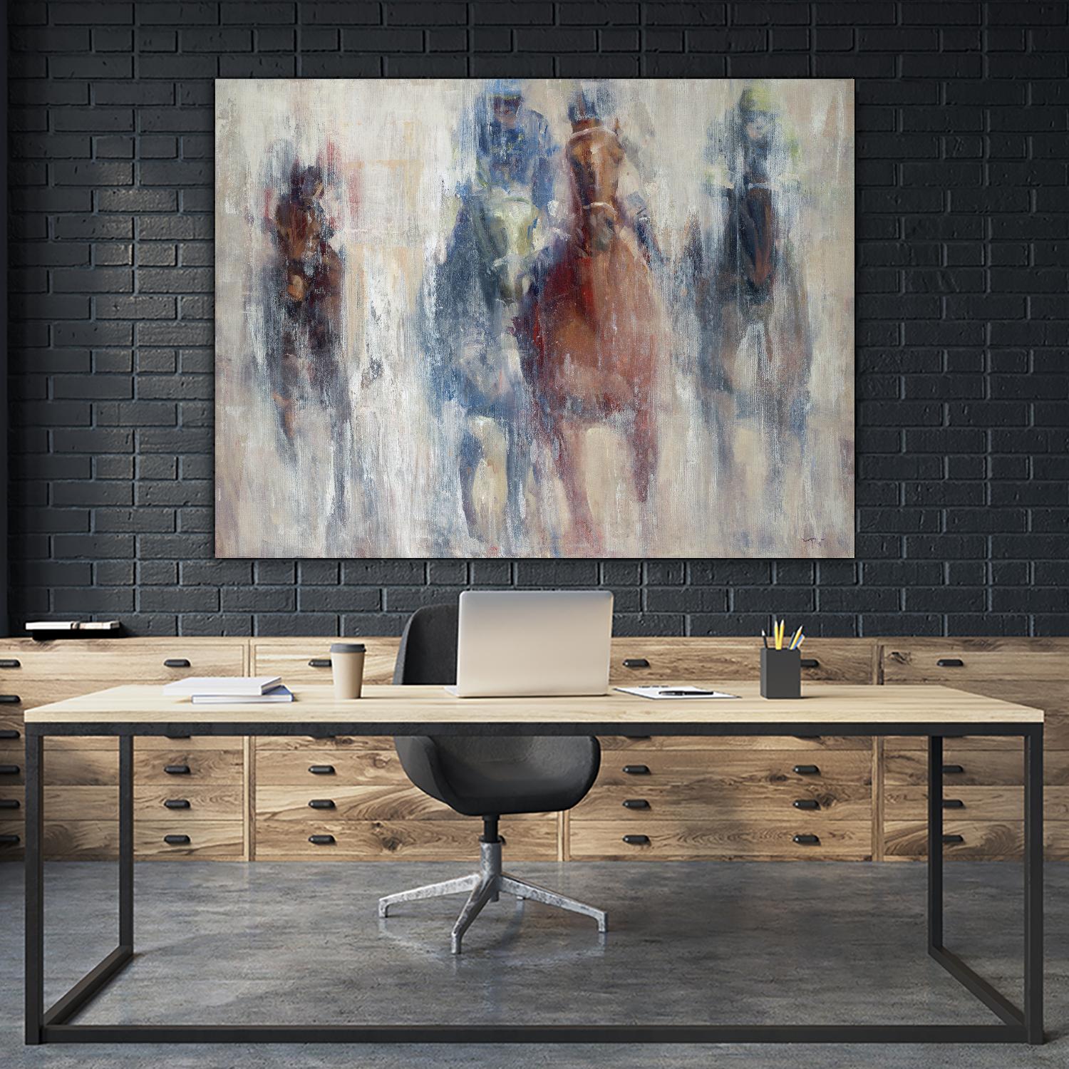 Derby 2015 by Valtcho Tonov on GIANT ART - multicolor animals; contemporary; sports