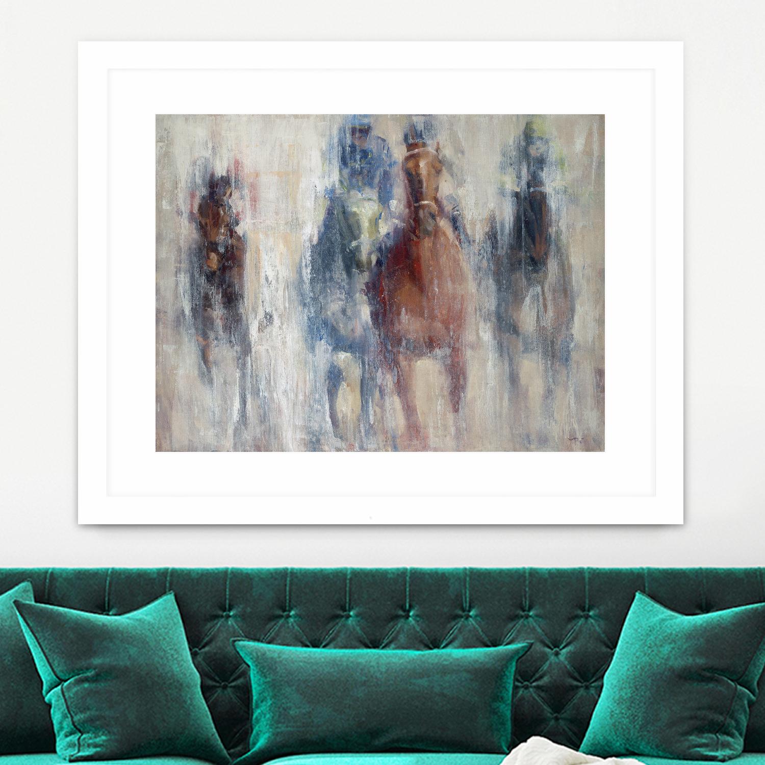 Derby 2015 by Valtcho Tonov on GIANT ART - multicolor animals; contemporary; sports