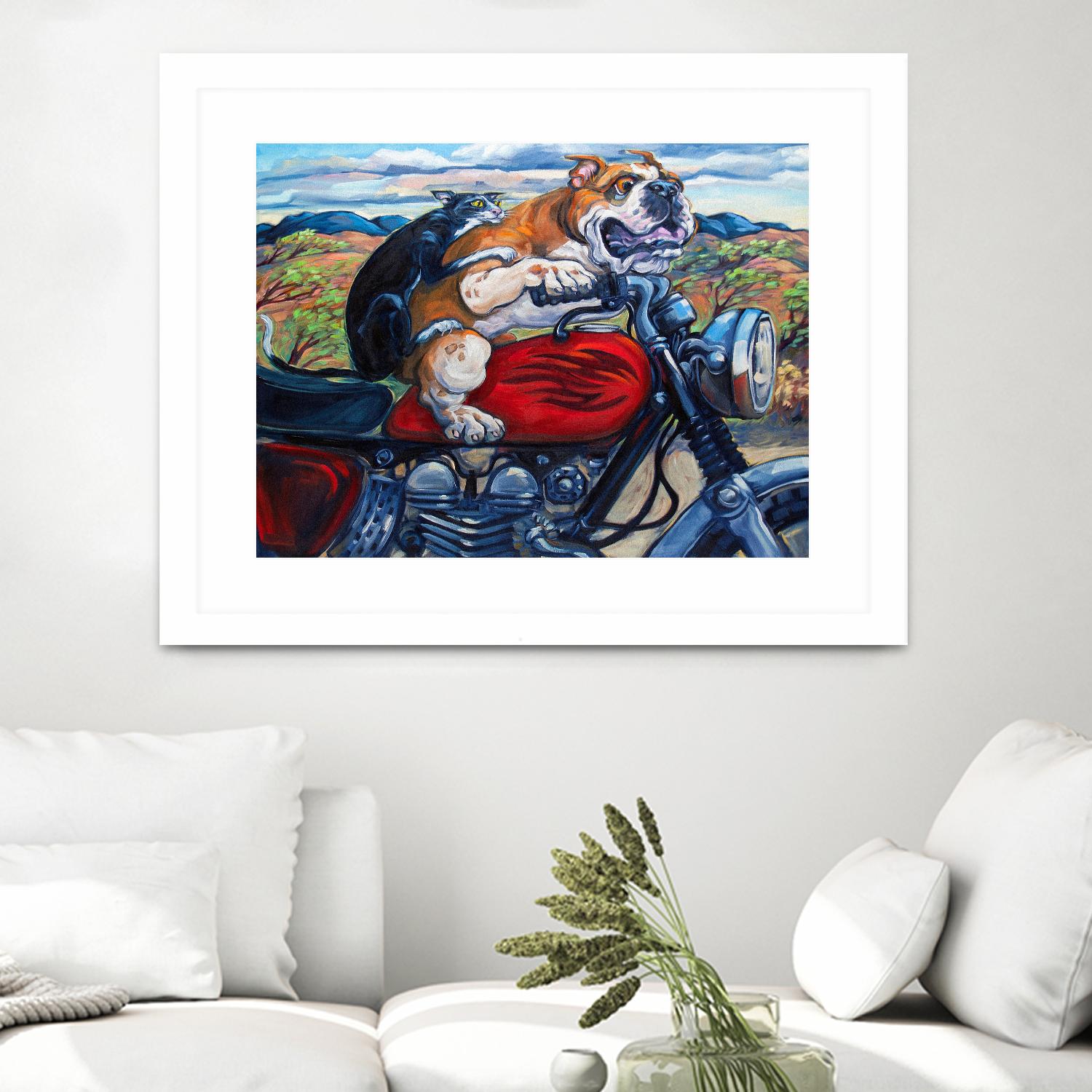 Zippity Do Da by CR Townsend on GIANT ART - multicolor animals; urban/pop surrealism