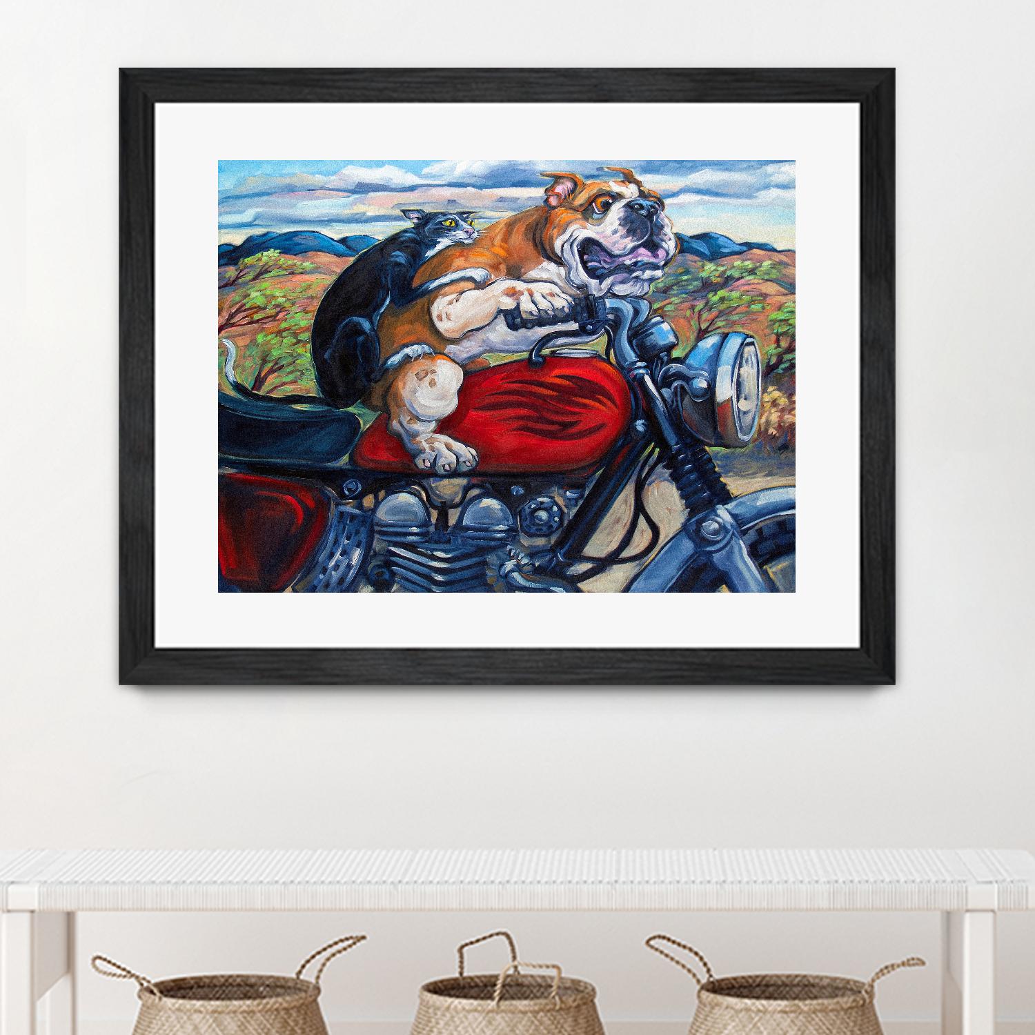 Zippity Do Da by CR Townsend on GIANT ART - multicolor animals; urban/pop surrealism