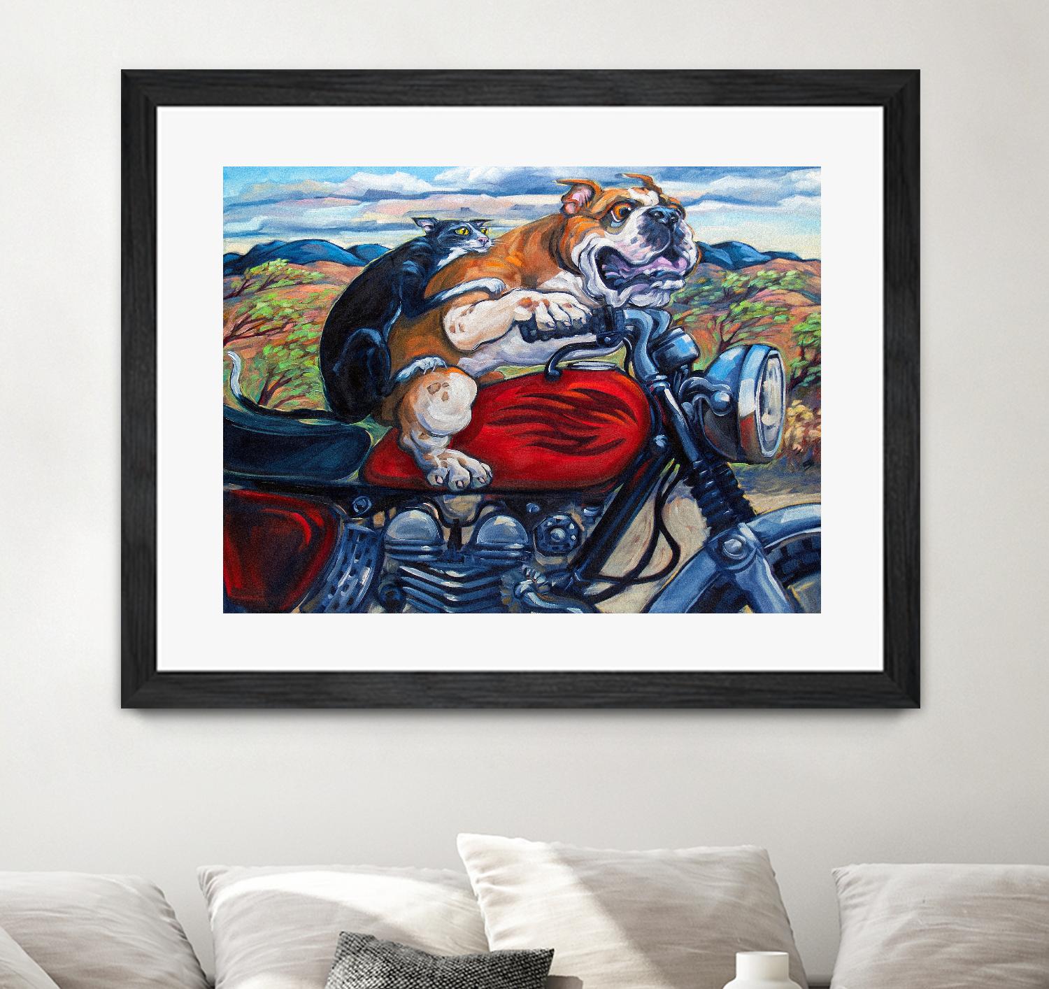 Zippity Do Da by CR Townsend on GIANT ART - multicolor animals; urban/pop surrealism