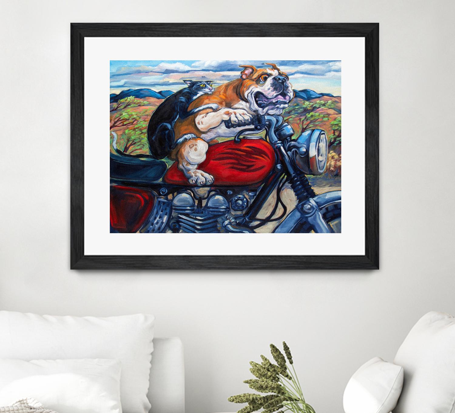 Zippity Do Da by CR Townsend on GIANT ART - multicolor animals; urban/pop surrealism