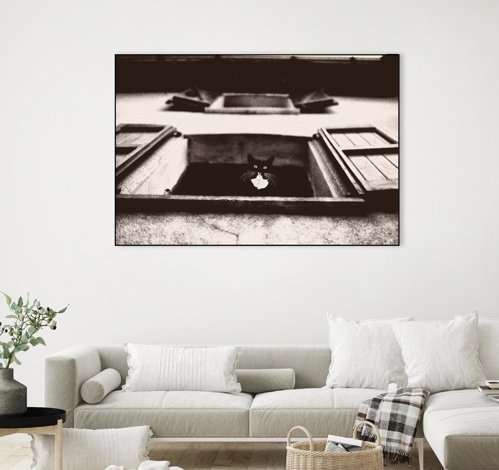 Dali the Cat by Lars Van de Goor on GIANT ART - beige animals