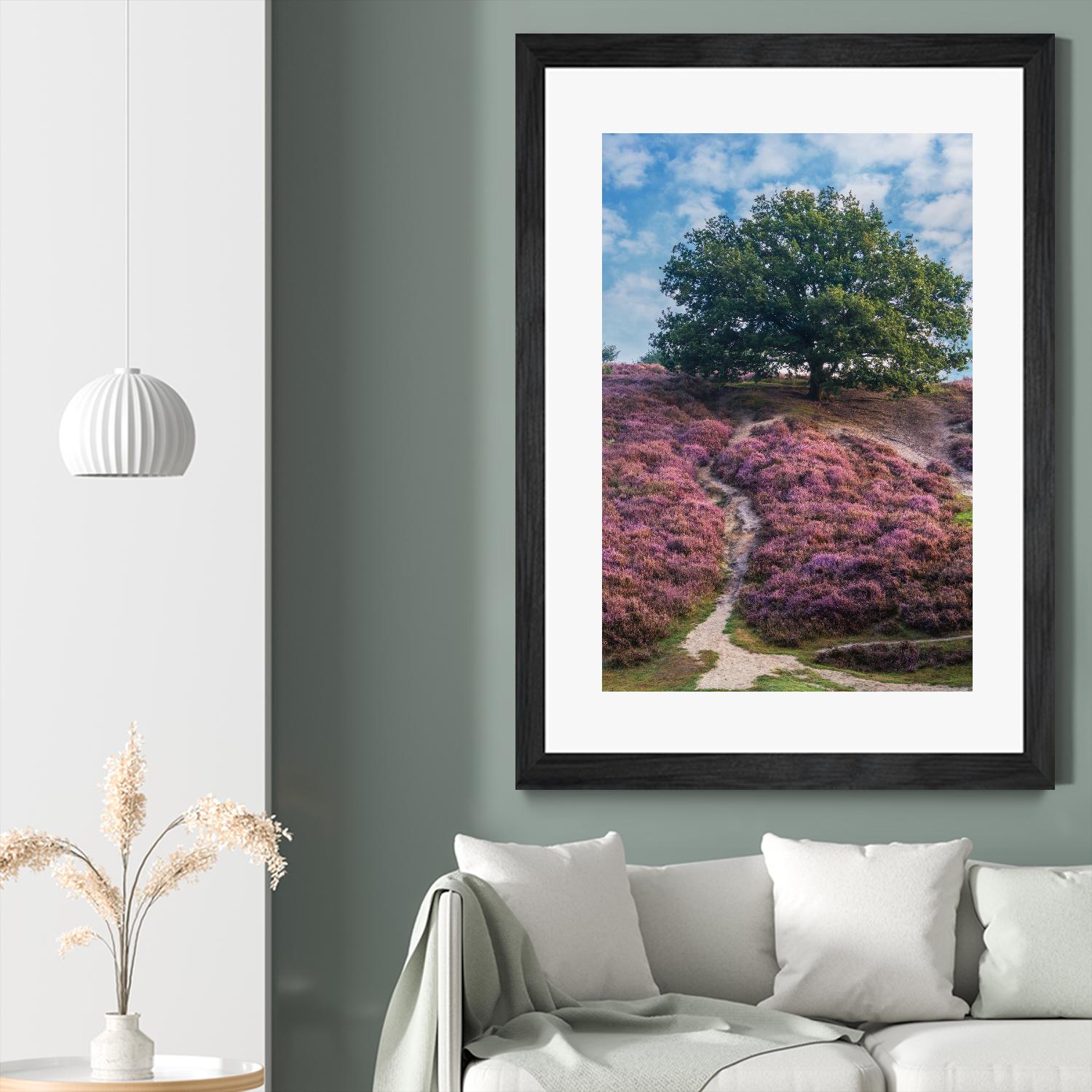 Purple Heath by Lars Van de Goor on GIANT ART - multicolor photography; landscapes