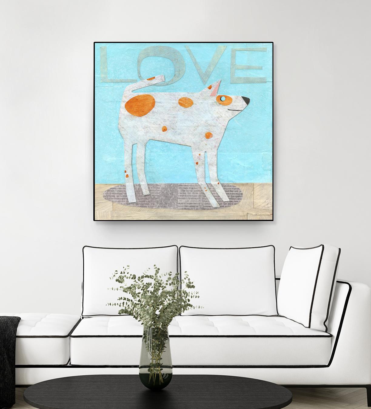 Faithful Friend by Judy Verhoeven on GIANT ART - multicolor animals; contemporary; novelty