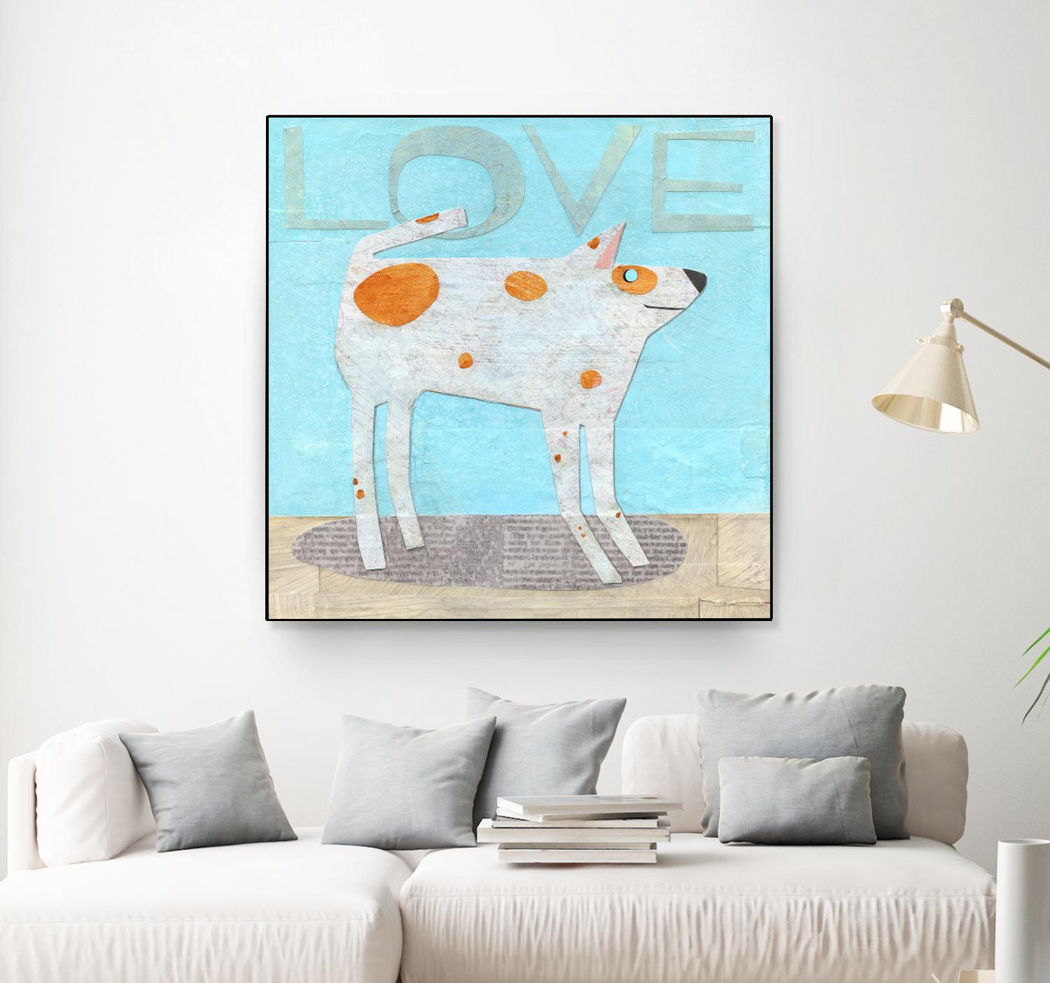 Faithful Friend by Judy Verhoeven on GIANT ART - multicolor animals; contemporary; novelty