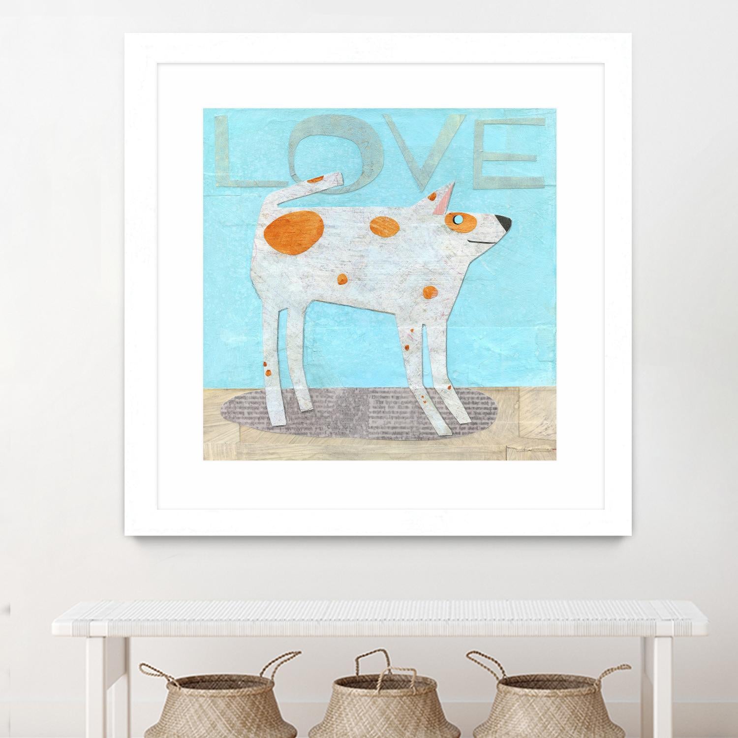 Faithful Friend by Judy Verhoeven on GIANT ART - multicolor animals; contemporary; novelty