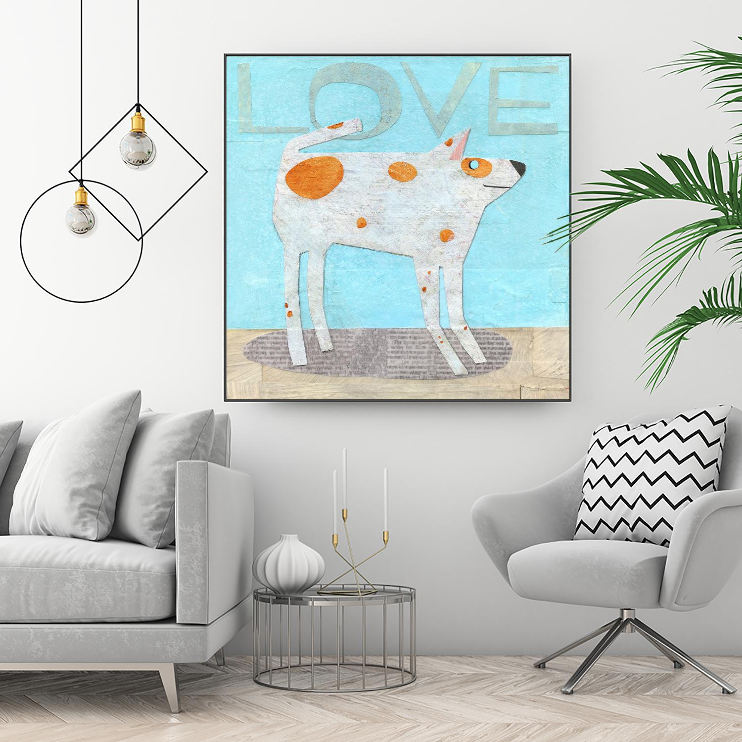 Faithful Friend by Judy Verhoeven on GIANT ART - multicolor animals; contemporary; novelty