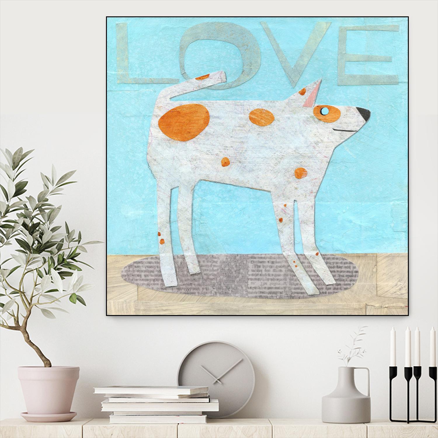 Faithful Friend by Judy Verhoeven on GIANT ART - multicolor animals; contemporary; novelty