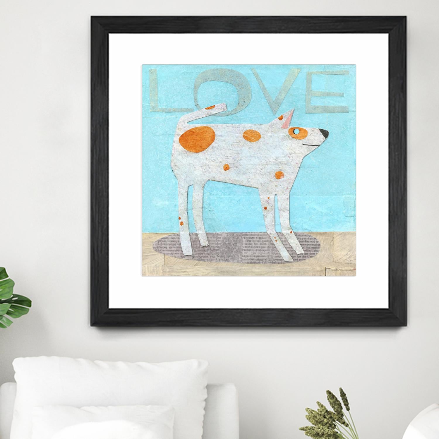 Faithful Friend by Judy Verhoeven on GIANT ART - multicolor animals; contemporary; novelty