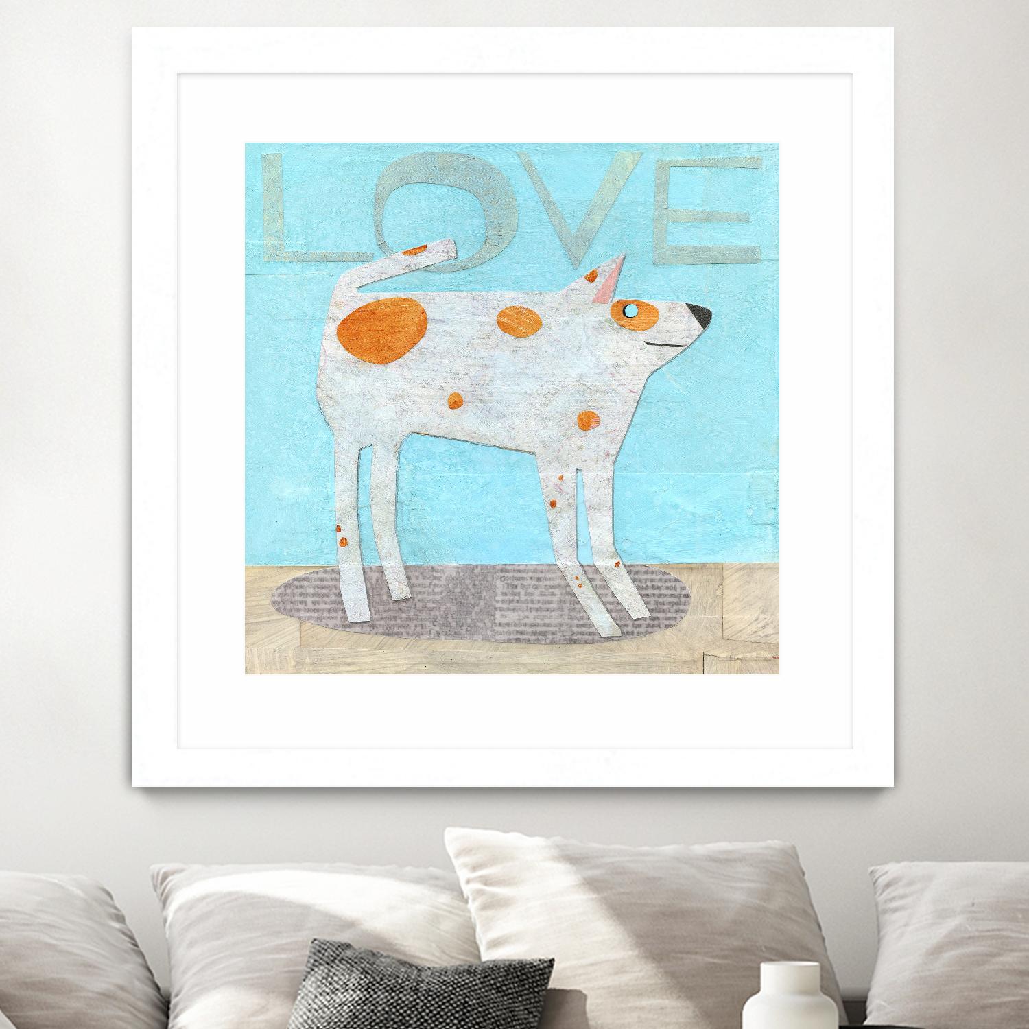 Faithful Friend by Judy Verhoeven on GIANT ART - multicolor animals; contemporary; novelty