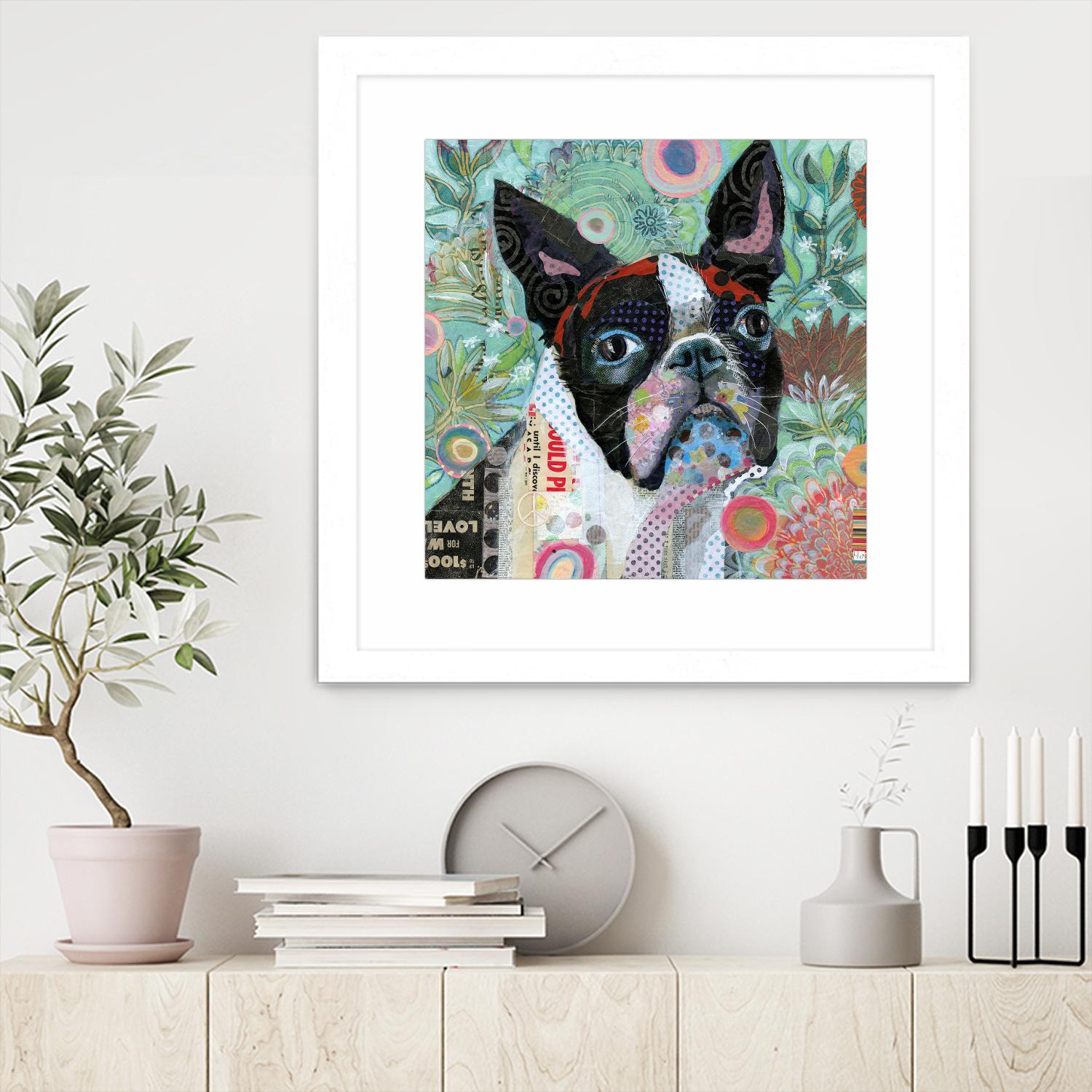 Mischievous Gardener by Judy Verhoeven on GIANT ART - multicolor animals; contemporary