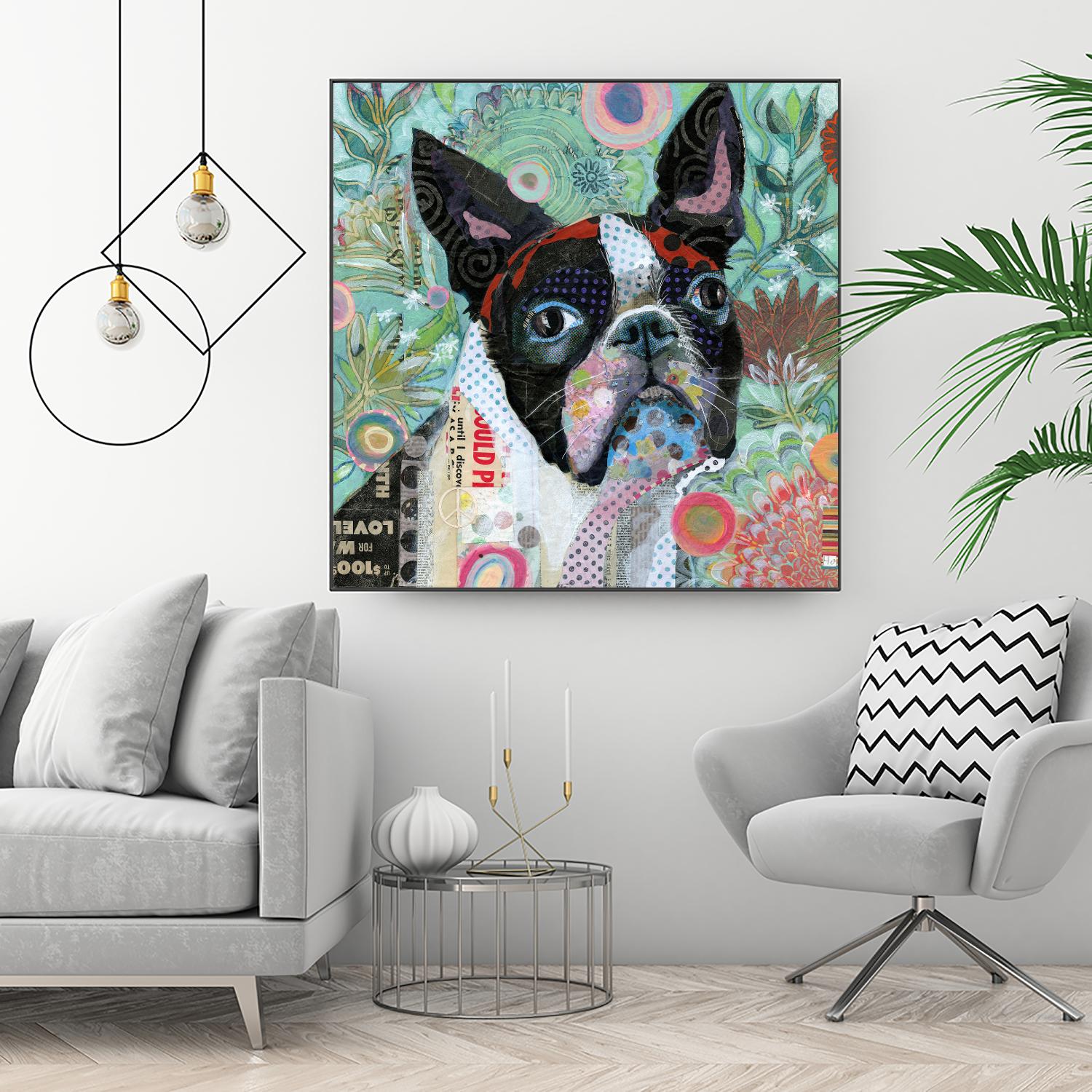 Mischievous Gardener by Judy Verhoeven on GIANT ART - multicolor animals; contemporary