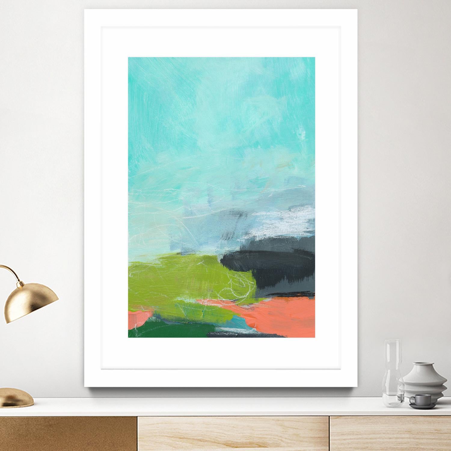 Landscape No. 95 by Jan Weiss on GIANT ART - multicolor abstracts; contemporary