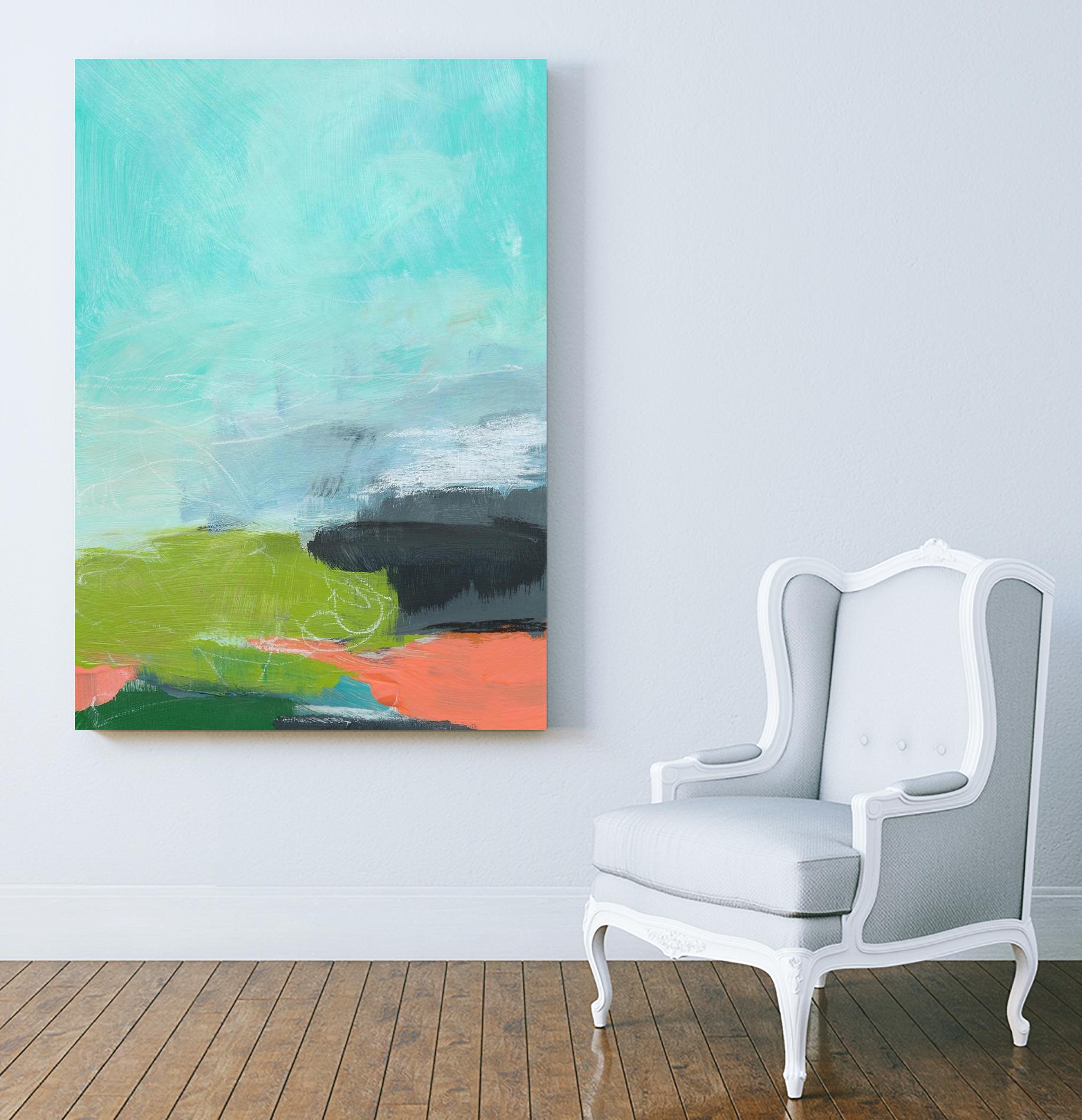 Landscape No. 95 by Jan Weiss on GIANT ART - multicolor abstracts; contemporary