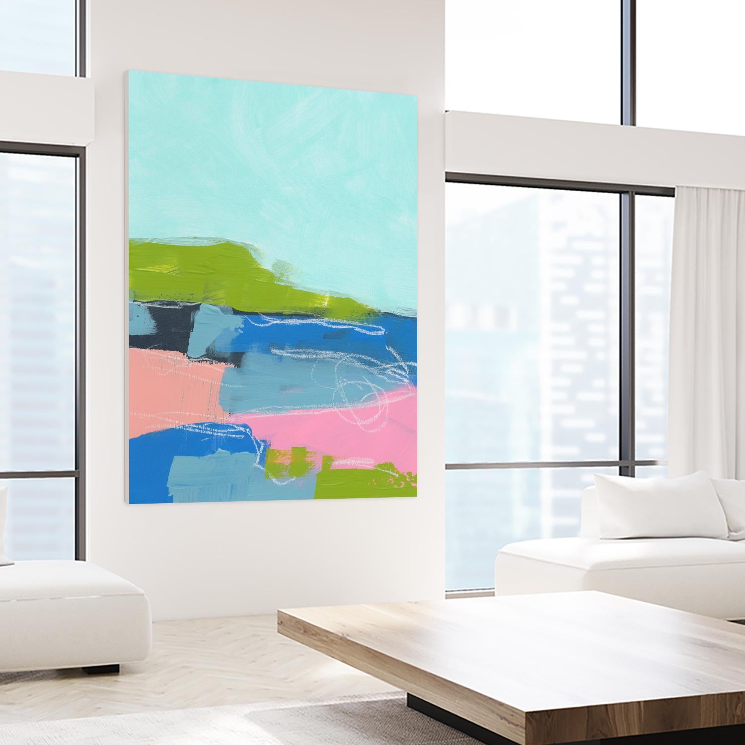 Landscape No. 96 by Jan Weiss on GIANT ART - multicolor abstracts; contemporary