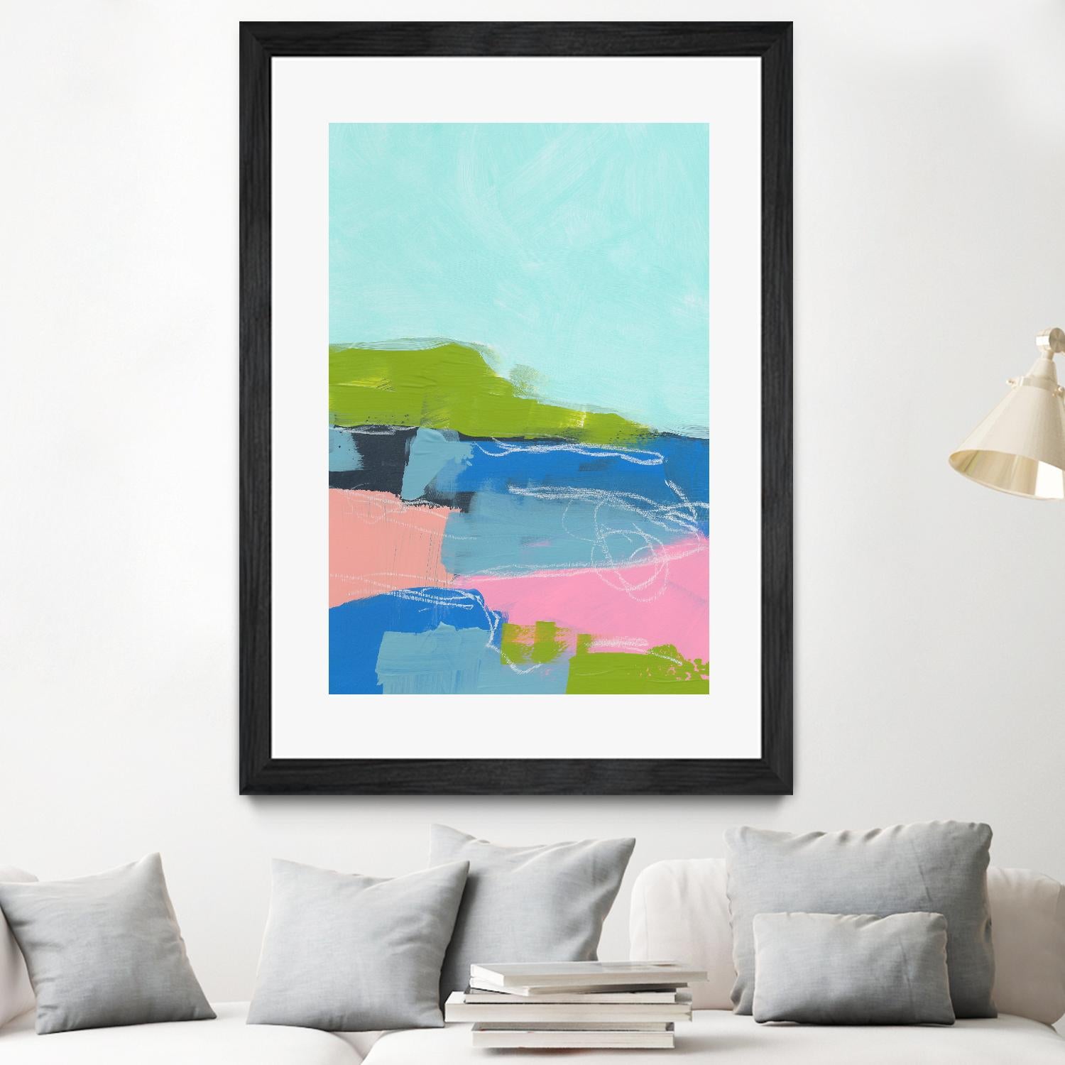 Landscape No. 96 by Jan Weiss on GIANT ART - multicolor abstracts; contemporary