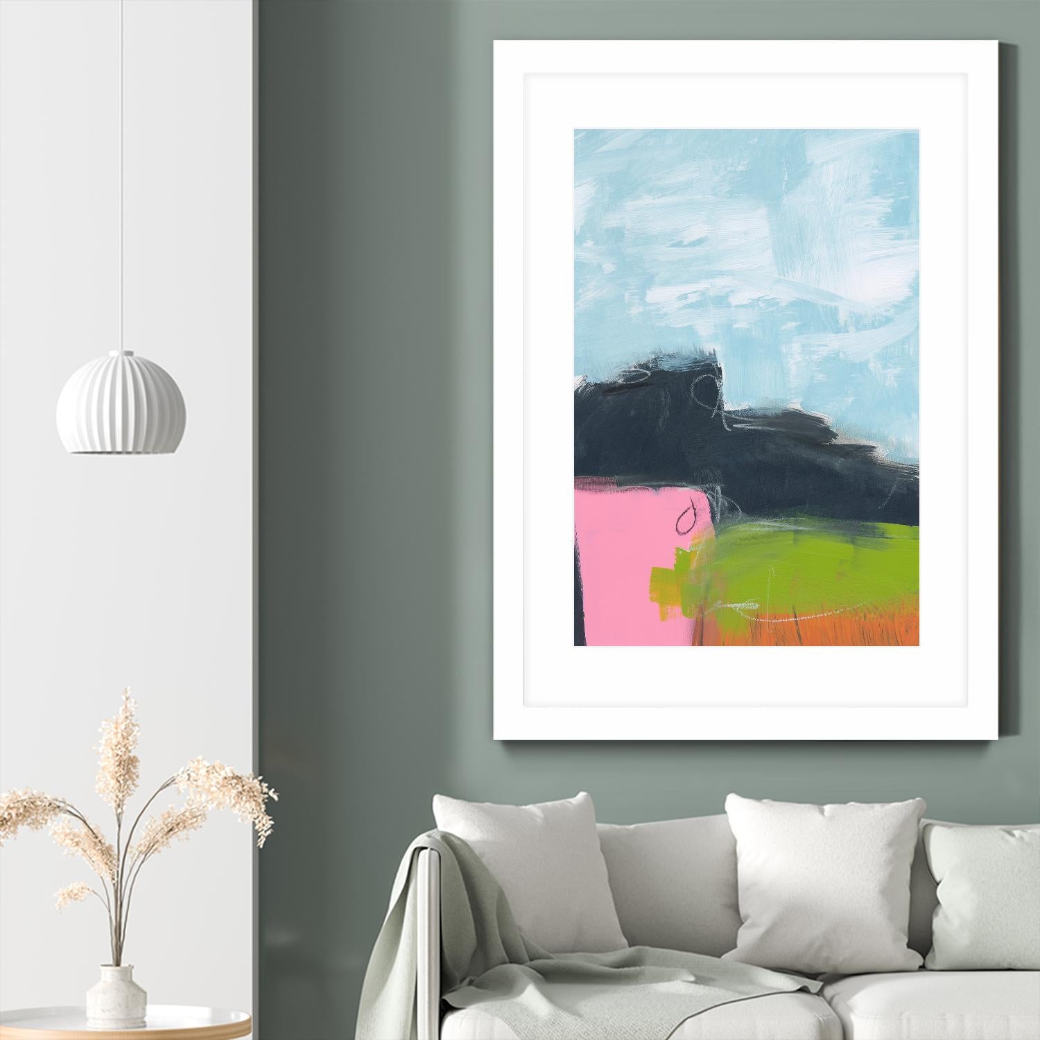 Landscape No. 97 by Jan Weiss on GIANT ART - multicolor abstracts; contemporary