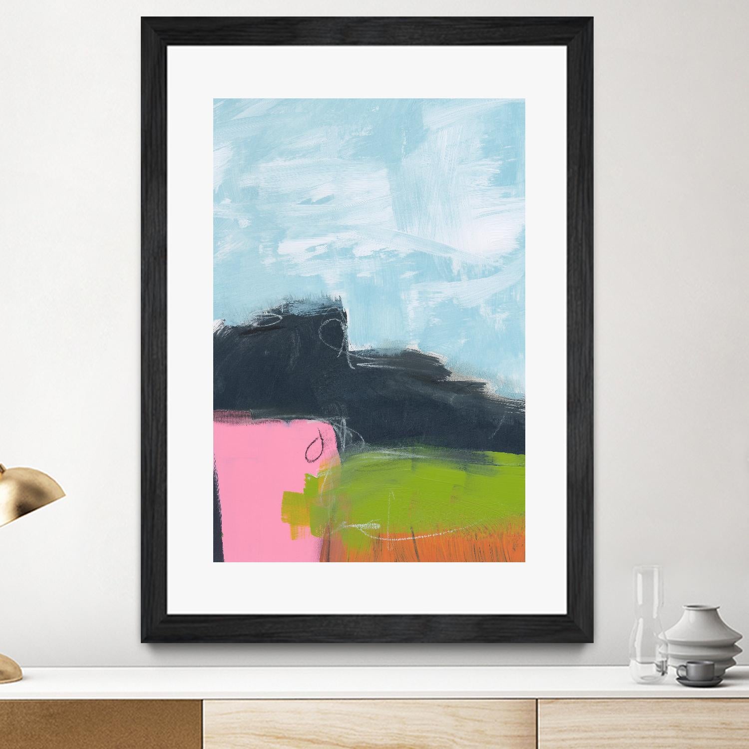 Landscape No. 97 by Jan Weiss on GIANT ART - multicolor abstracts; contemporary