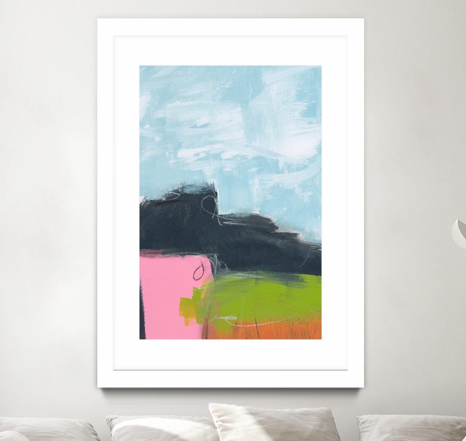 Landscape No. 97 by Jan Weiss on GIANT ART - multicolor abstracts; contemporary