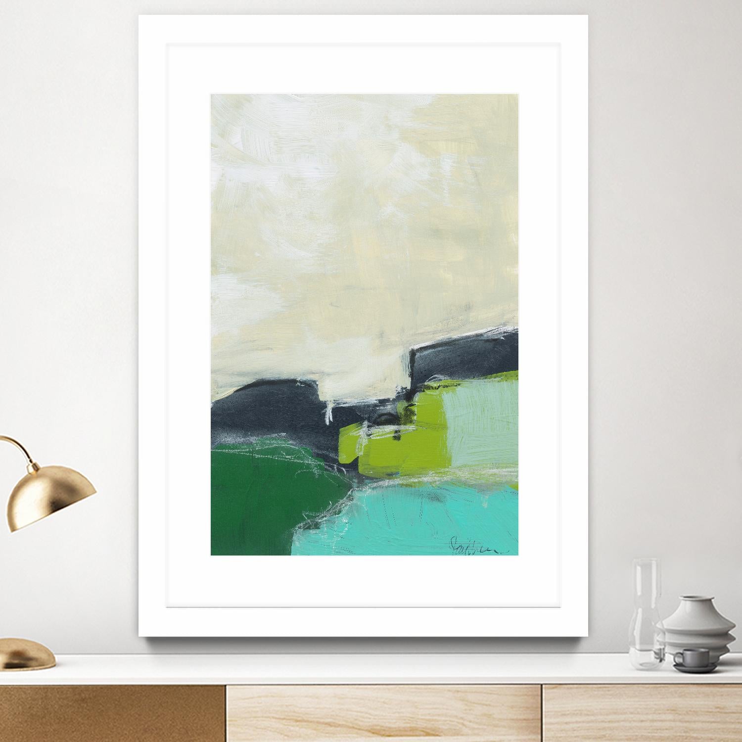 Landscape No. 99 by Jan Weiss on GIANT ART - multicolor abstracts; contemporary