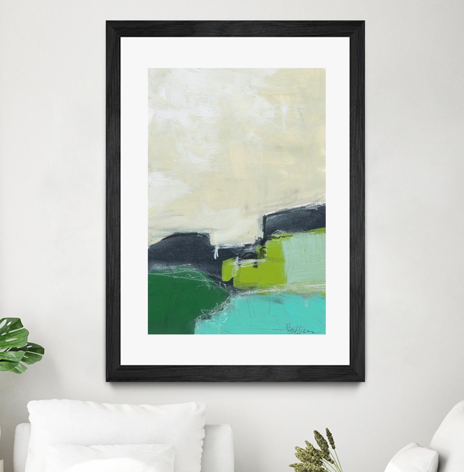 Landscape No. 99 by Jan Weiss on GIANT ART - multicolor abstracts; contemporary