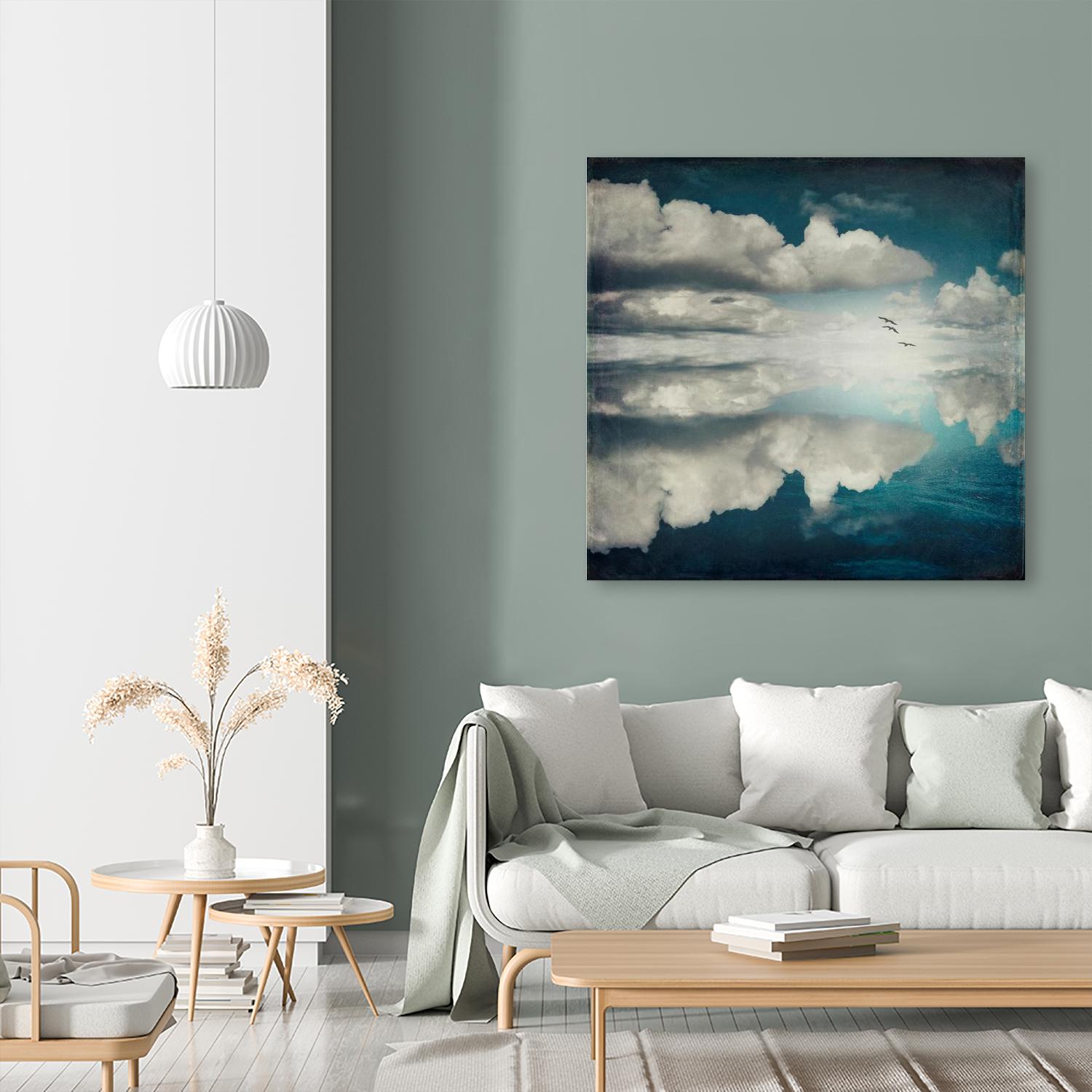 Spaces II - Sea of Clouds by Dirk Wuestenhagen on GIANT ART - multicolor photography; landscapes; coastal