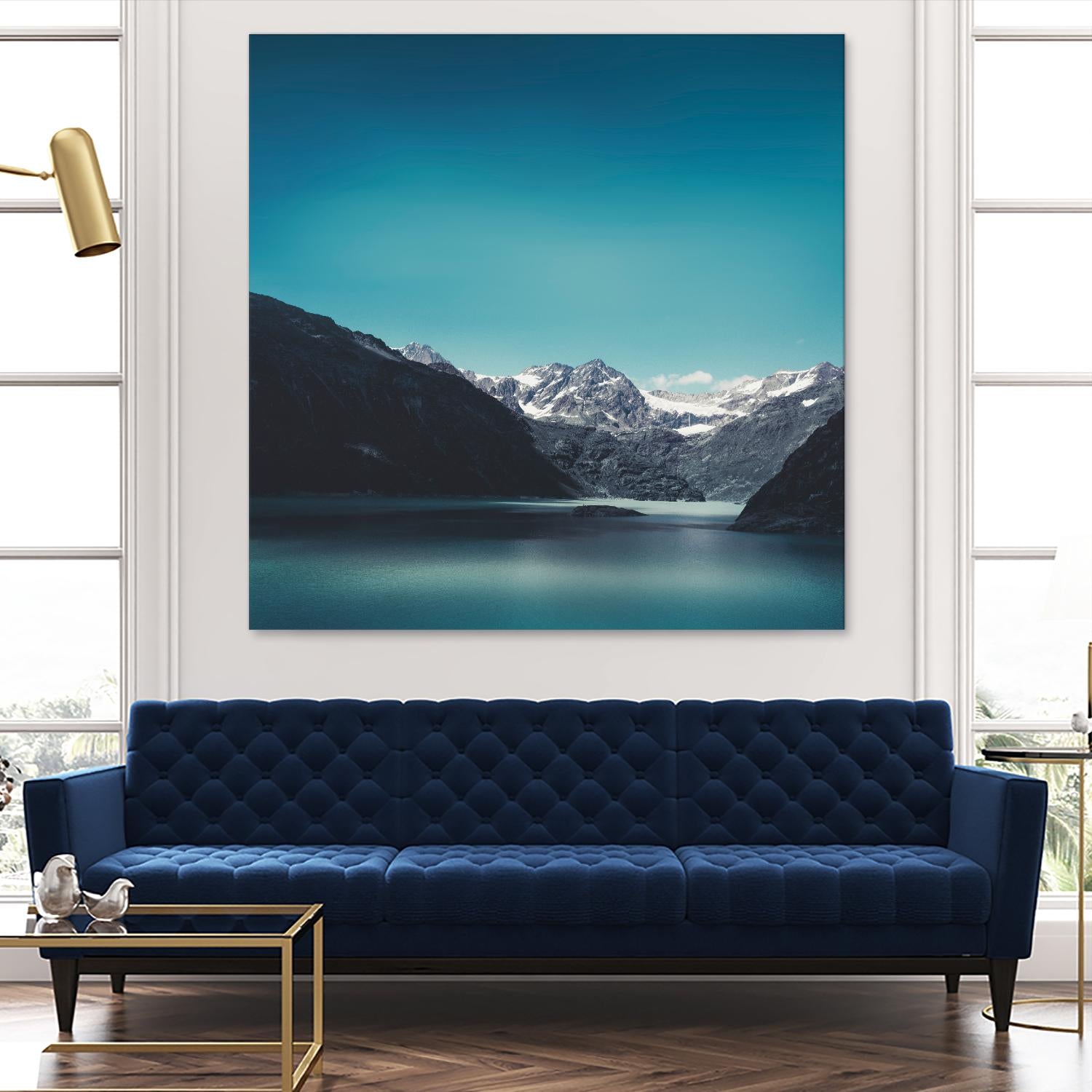 Turquoise Mountain Lake by Dirk Wuestenhagen on GIANT ART - multicolor photography; landscapes