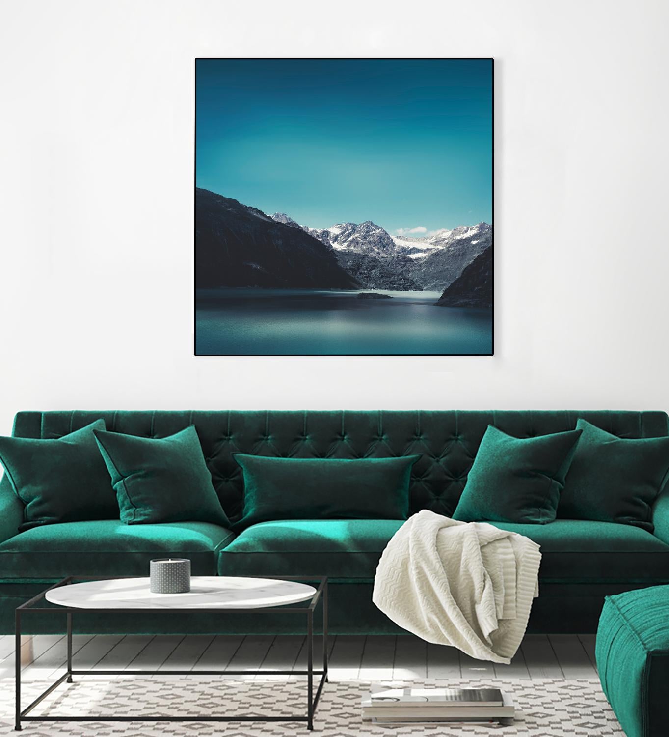 Turquoise Mountain Lake by Dirk Wuestenhagen on GIANT ART - multicolor photography; landscapes
