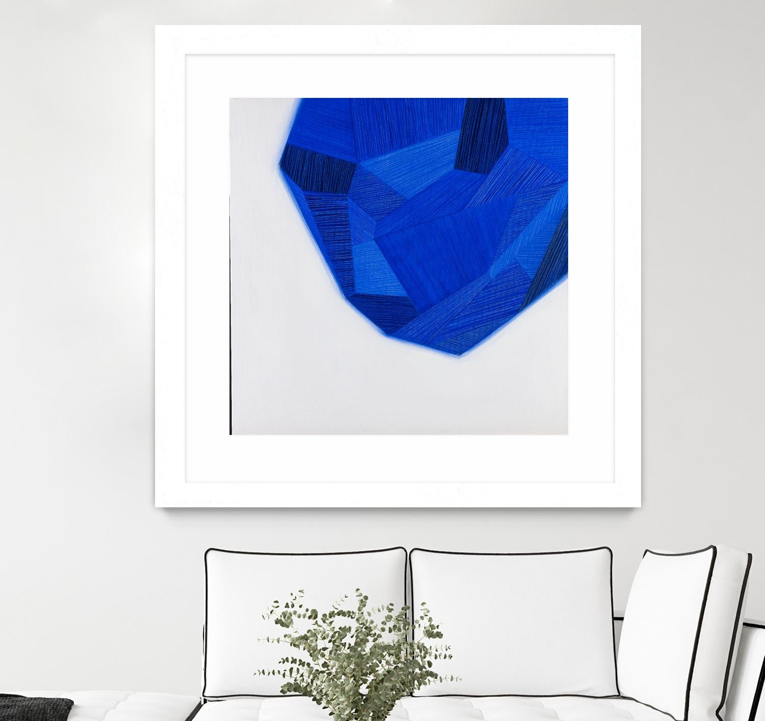 FACETS 1 by Marvin on GIANT ART - blue abstract