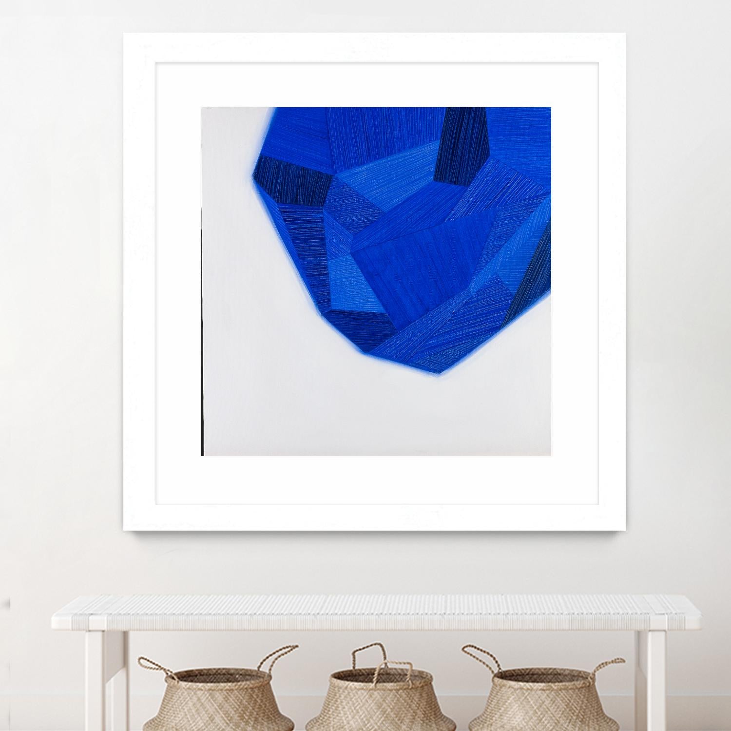 FACETS 1 by Marvin on GIANT ART - blue abstract