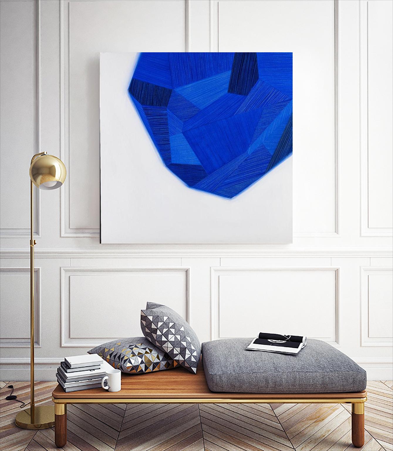 FACETS 1 by Marvin on GIANT ART - blue abstract