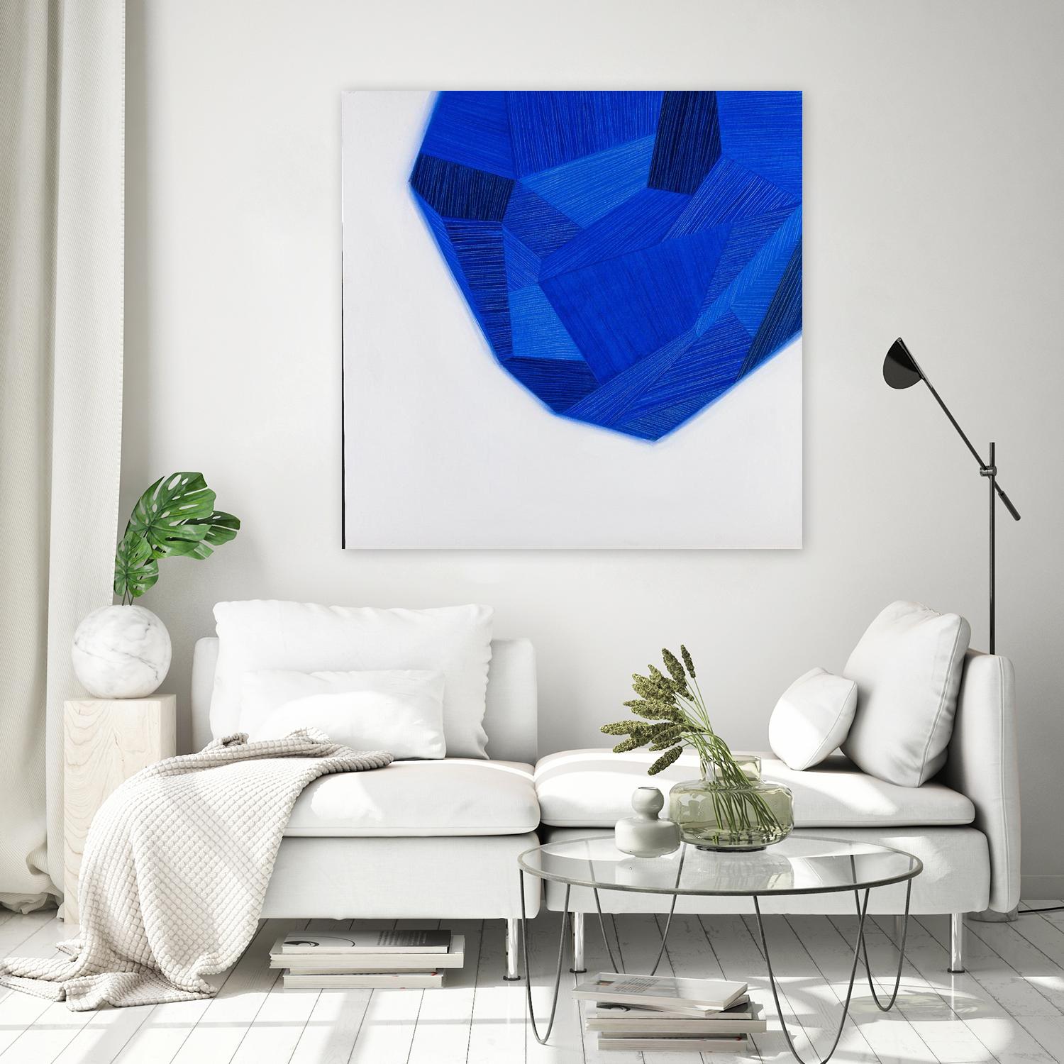 FACETS 1 by Marvin on GIANT ART - blue abstract
