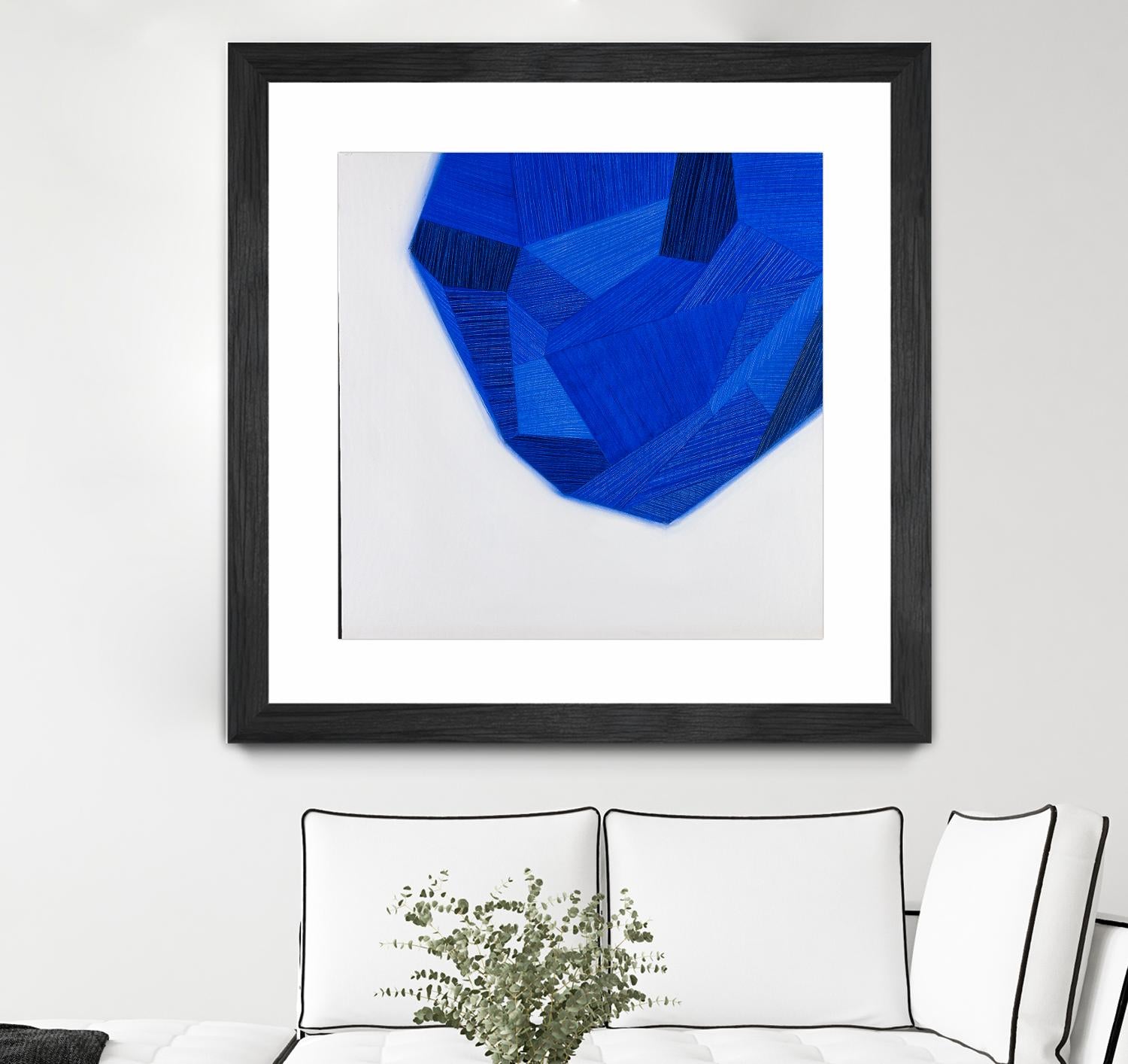 FACETS 1 by Marvin on GIANT ART - blue abstract